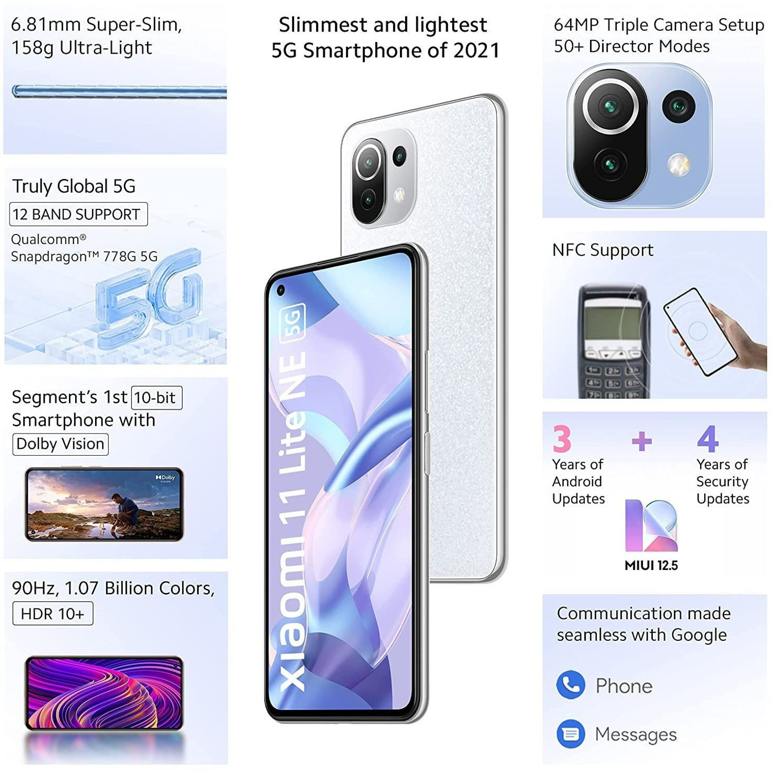 Image of 11 Lite NE (Diamond Dazzle, 128 GB)