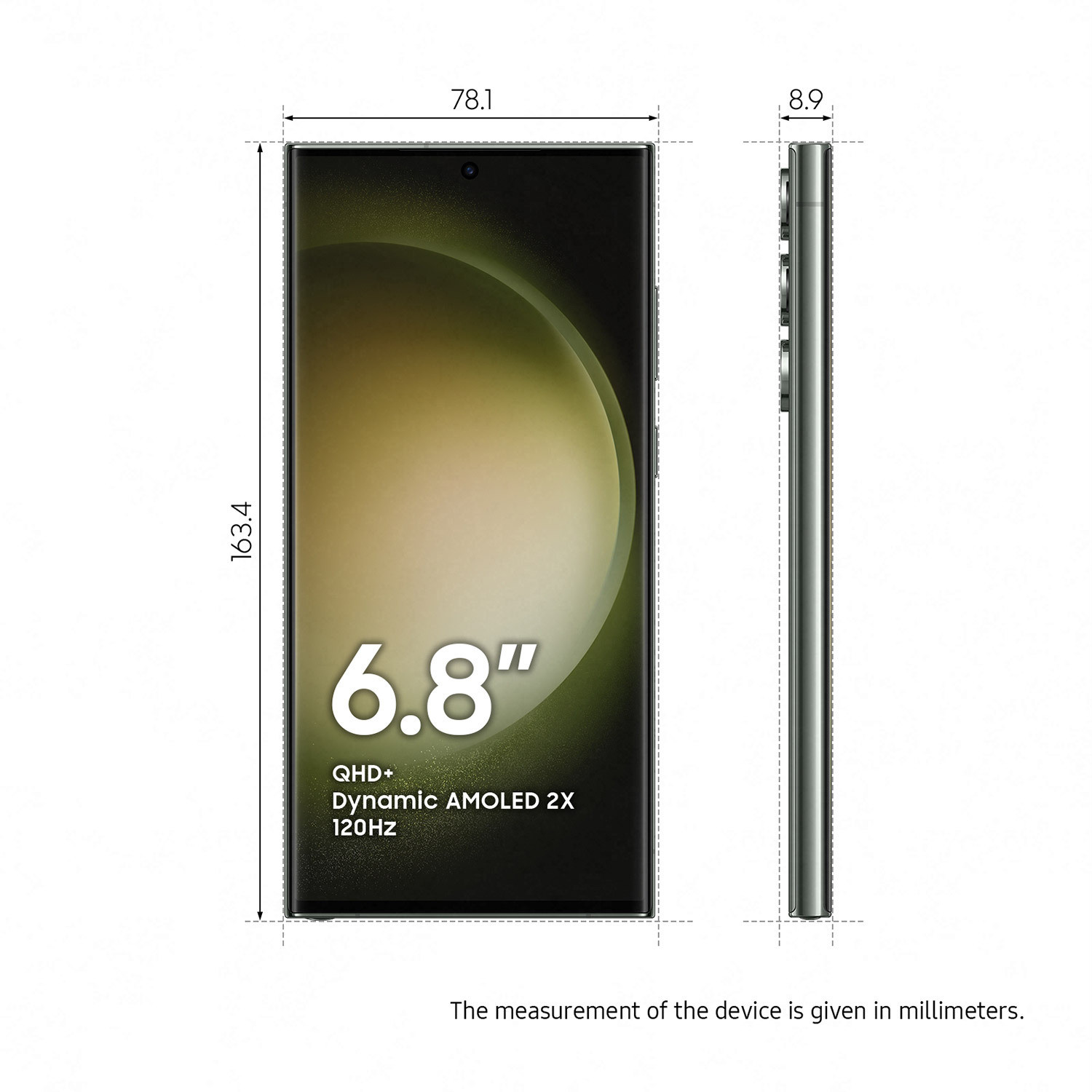 Image of Samsung Galaxy S23 Ultra 5G (Green, 1 TB)
