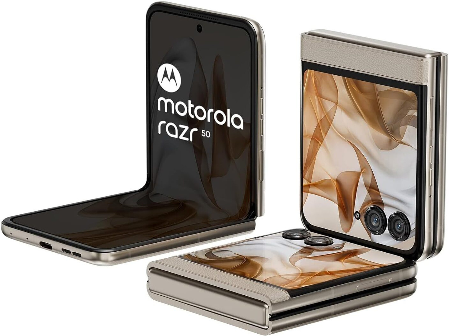 Image of MOTOROLA Razr 50 (Beach Sand, 256 GB)