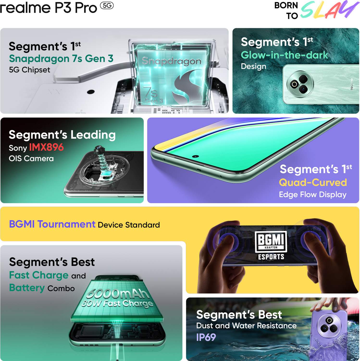 Image of realme P3 Pro 5G (Nebula Glow, 128 GB)