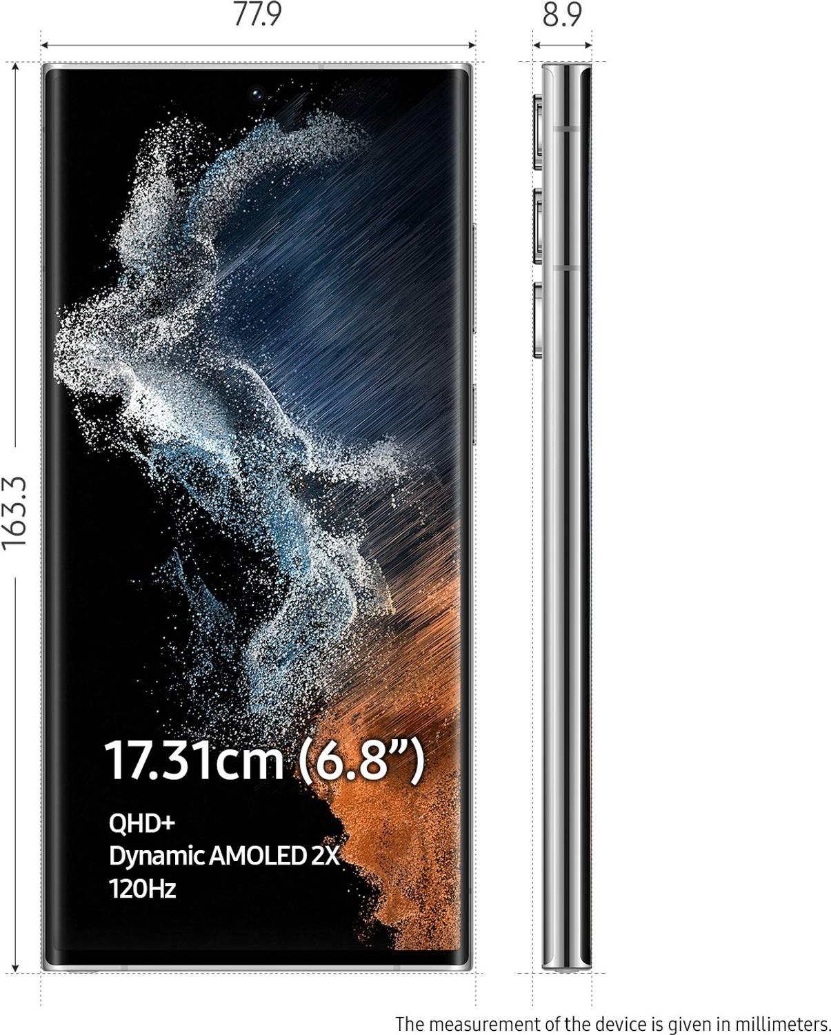 Samsung Galaxy S22 Ultra 5G 256GB Phantom White - Image 3