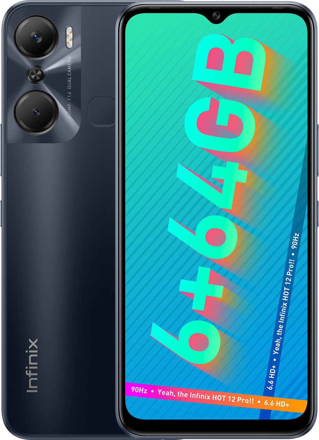 Image of Infinix Hot 12 Pro (Racing Black, 64 GB)