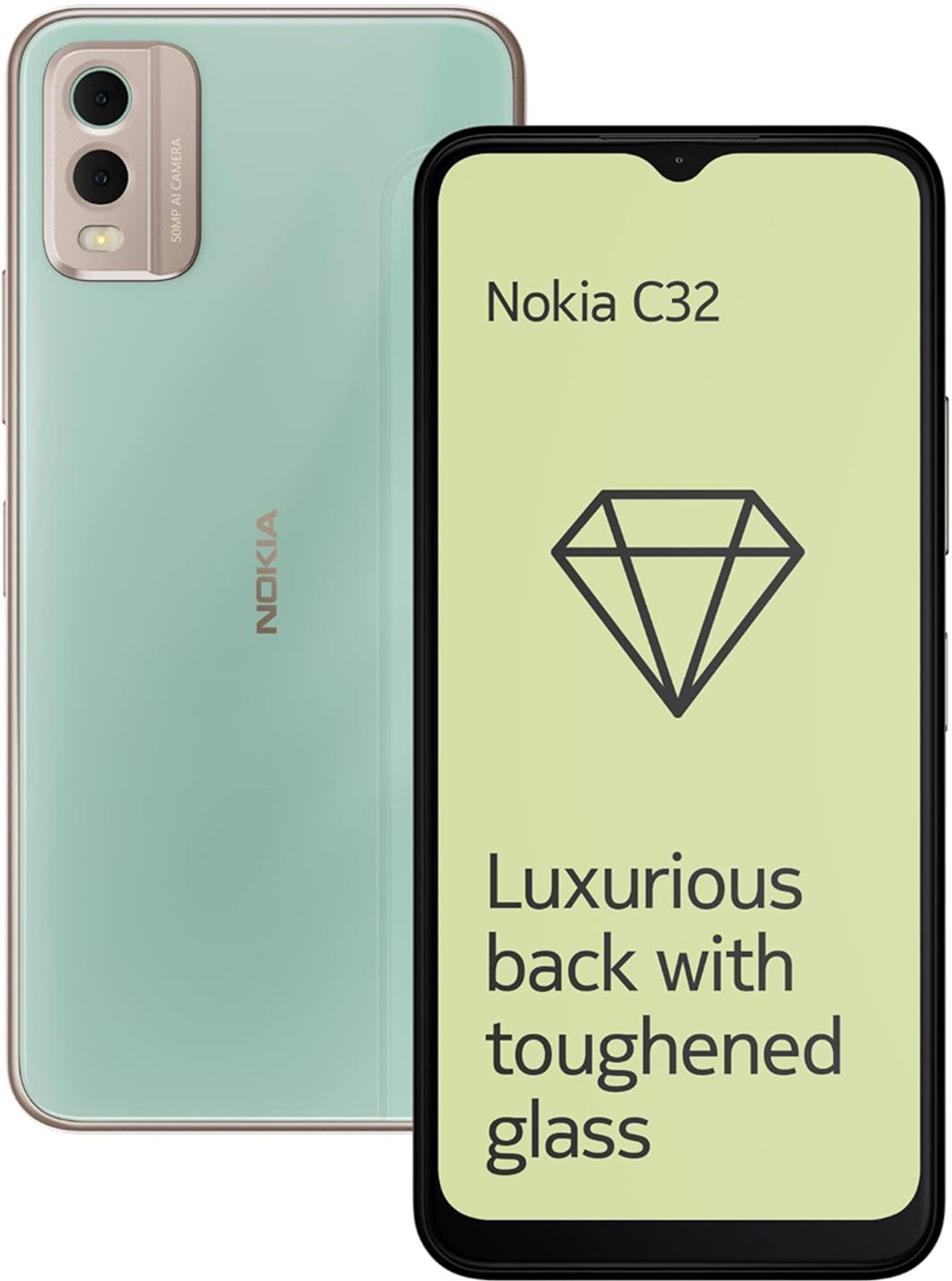 Image of Nokia C32 (Breezy Mint, 128 GB)