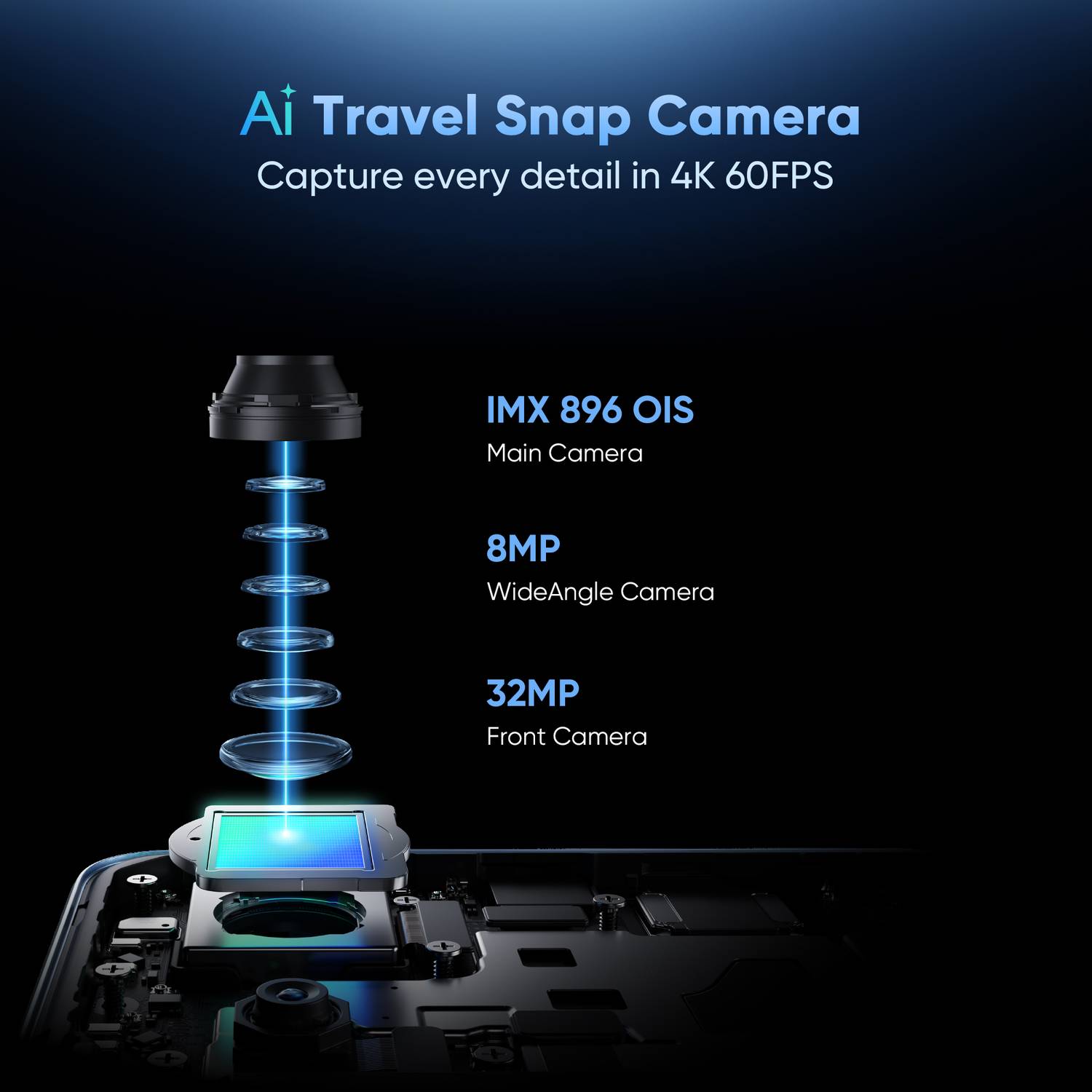 realme GT 7T 256GB IceSense Blue - Image 5