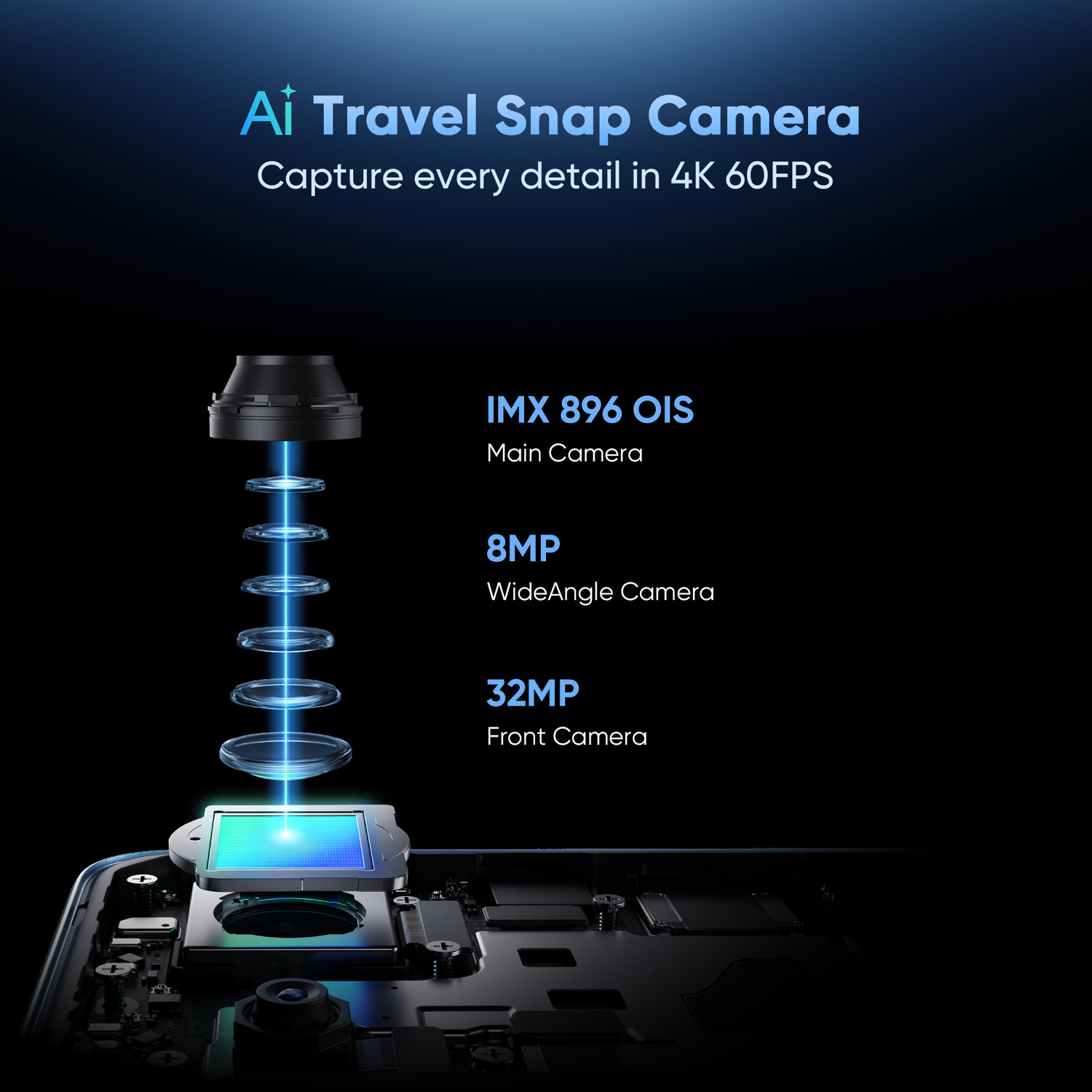 Image of realme GT 7T (IceSense Blue, 256 GB)