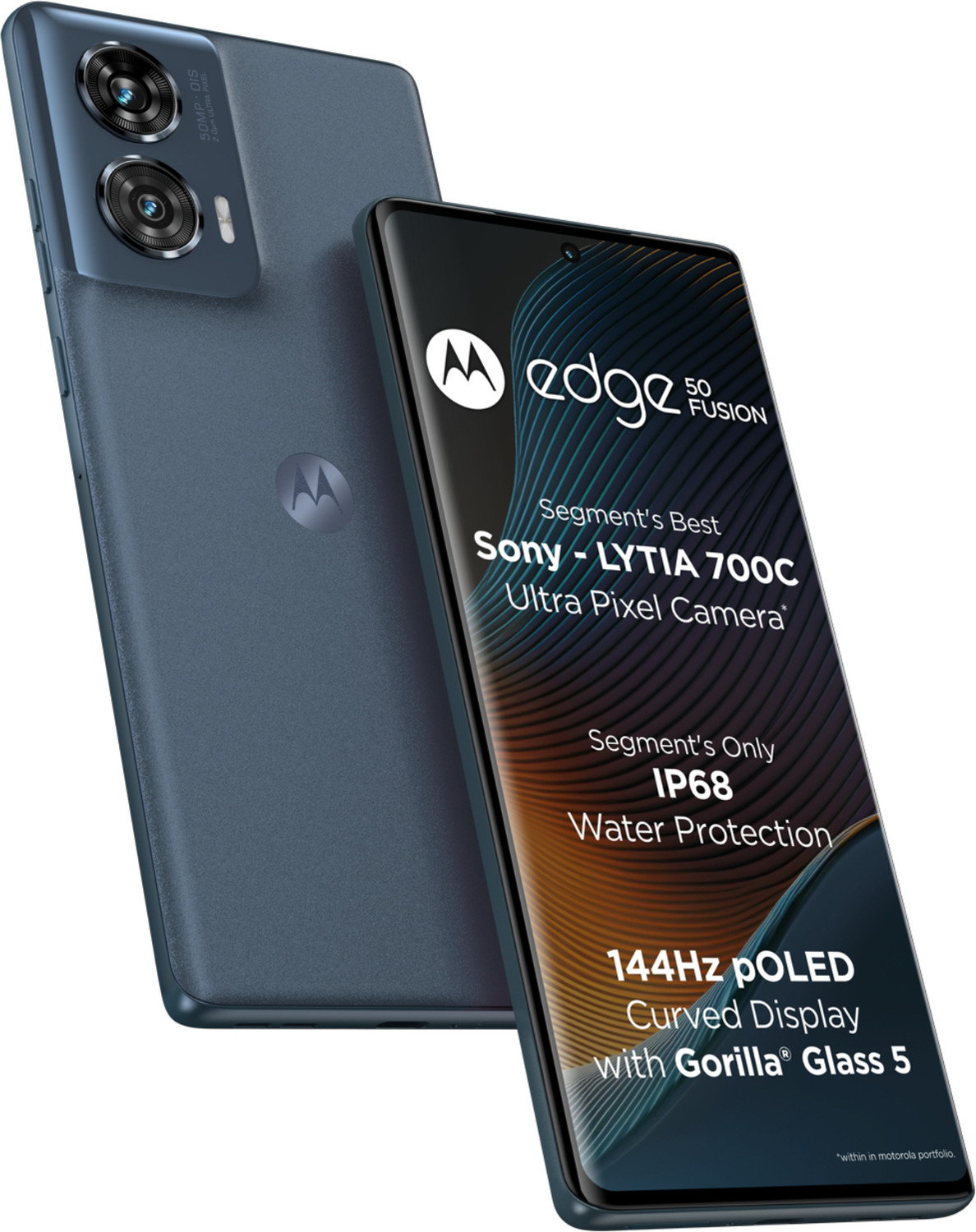 Image of Motorola Edge 50 Fusion (Forest Blue, 256 GB)