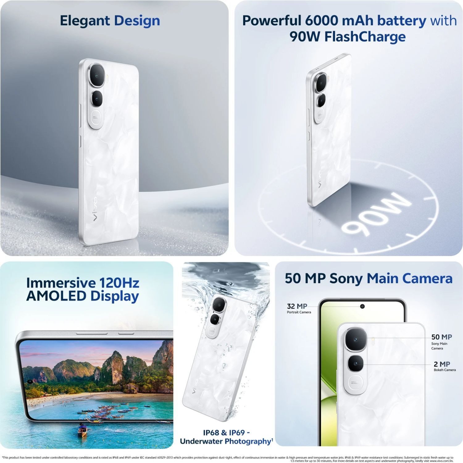 Image of vivo Y400 5G (Glam White, 128 GB)
