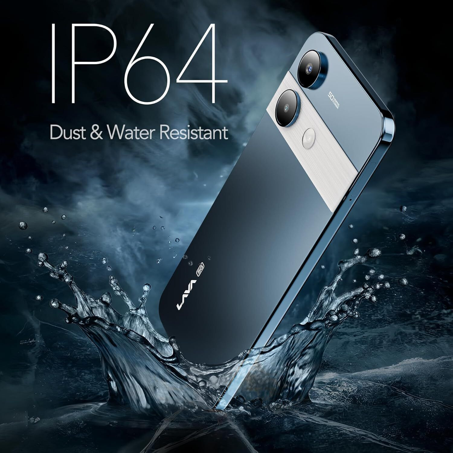 Image of LAVA Storm Play 5G (Frosty Blue, 128 GB)
