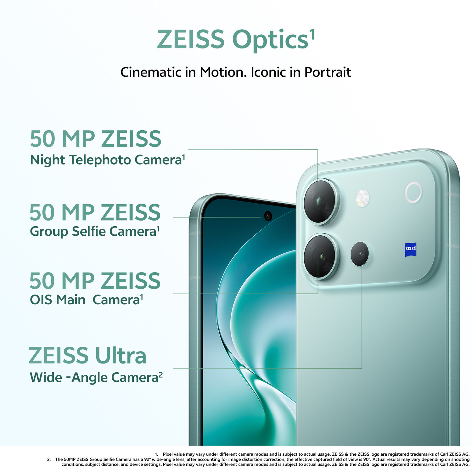 Image of vivo V80 (Horizon Blue, 128 GB)