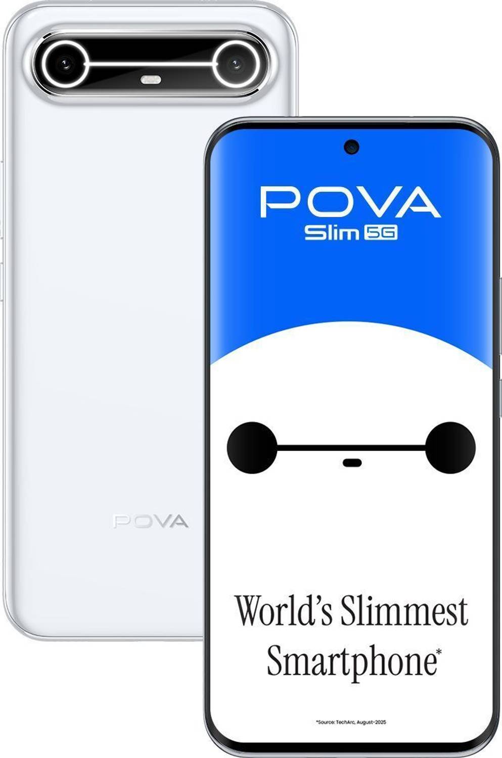 Tecno Pova Slim 5G (Slim White, 128 GB)