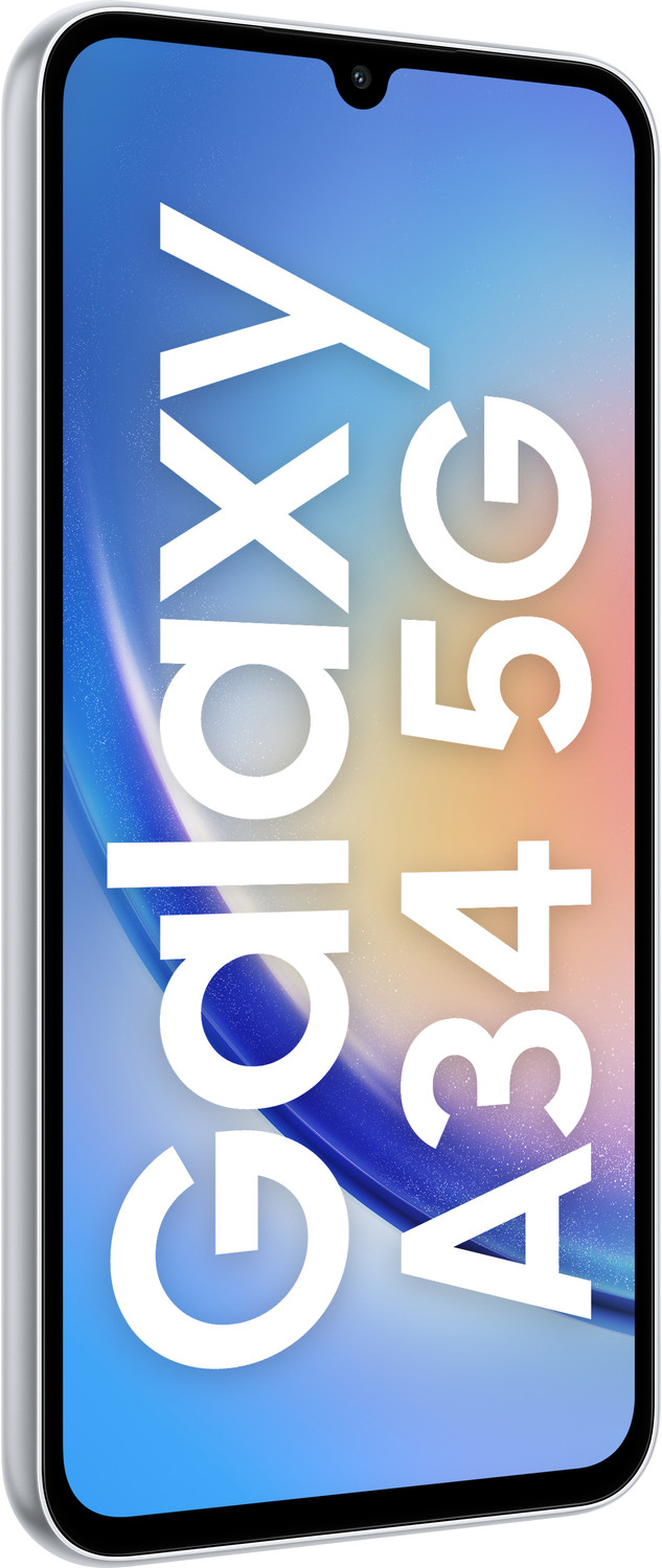 Image of Samsung Galaxy A34 5G (Awesome Silver, 256 GB)