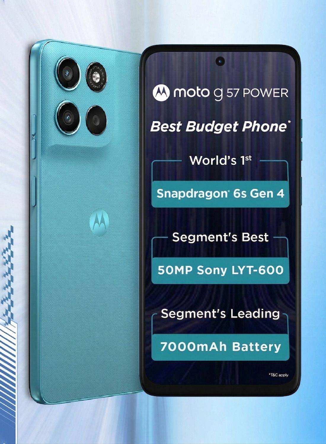 MOTOROLA g57 power 5G Snapdragon 128GB