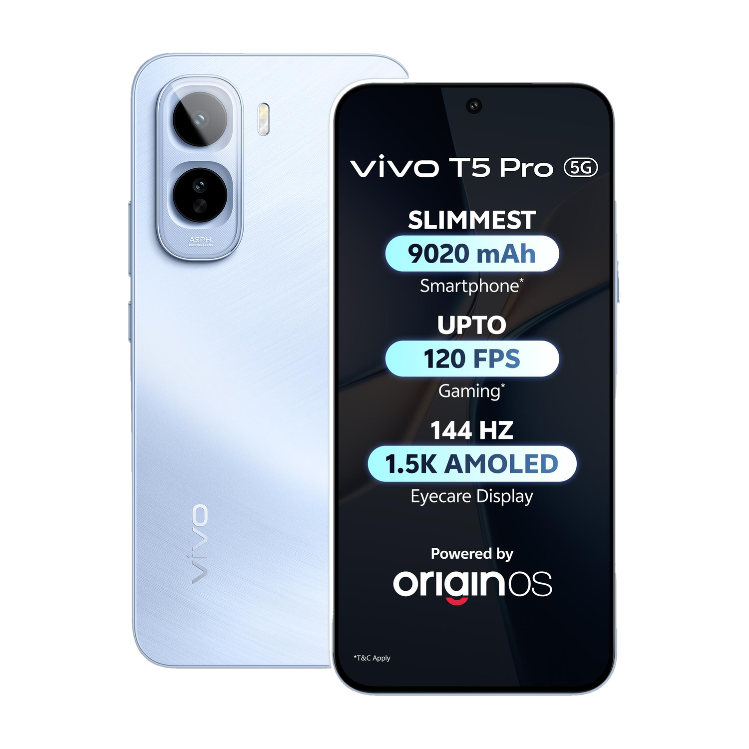vivo T5 Pro 5G 256GB Glacier Blue