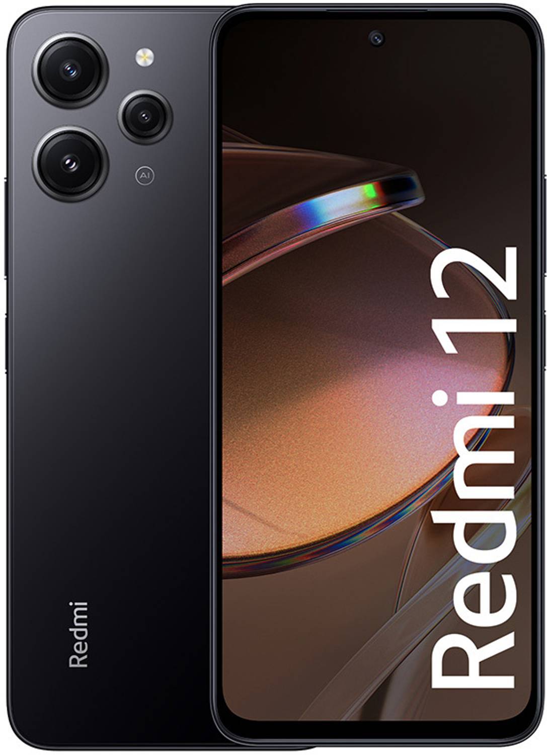 Redmi スマートフォン ブラック REDMI 12 (128 GB Storage, 6 GB RAM) Online at Best Price On