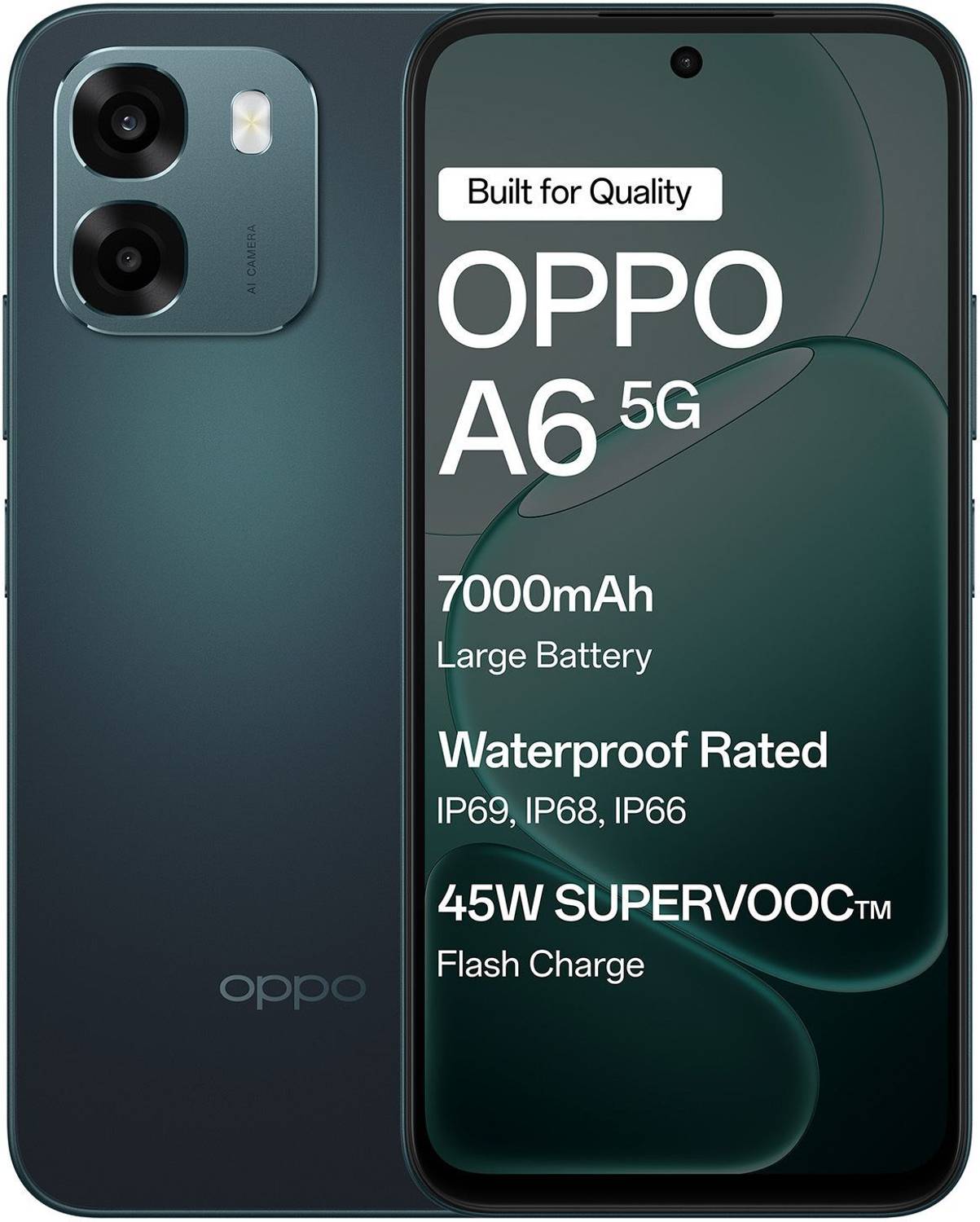 OPPO A6 5G (Sapphire Blue, 128 GB) (6 GB RAM)