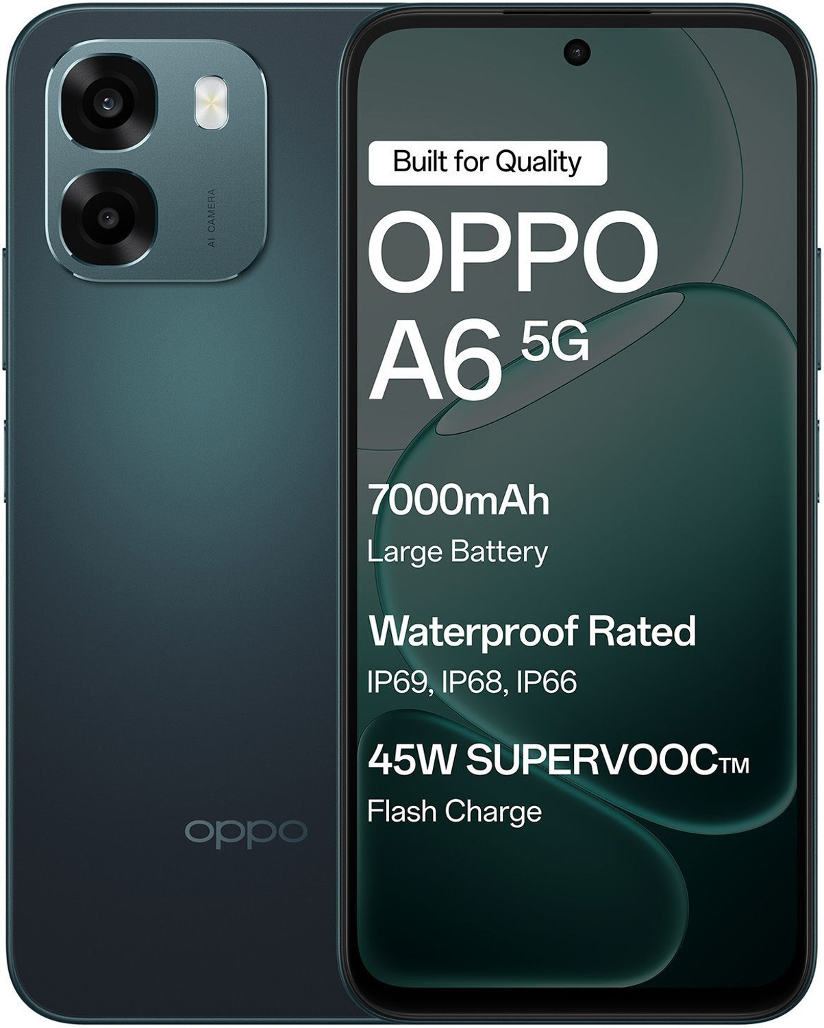 Image of OPPO A6 5G (Sapphire Blue, 128 GB)