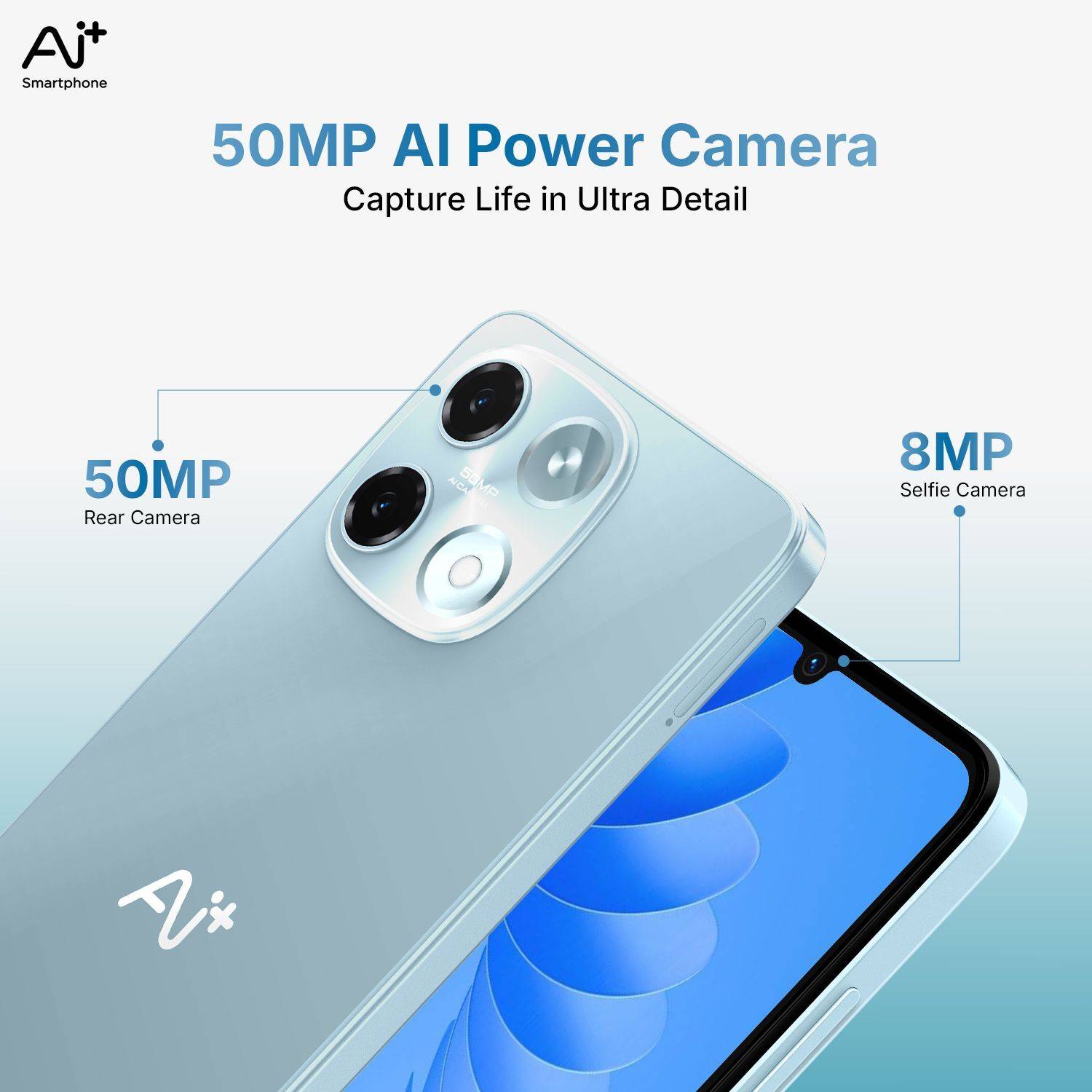 Ai+ Nova 2 5G 128GB Blue - Image 3