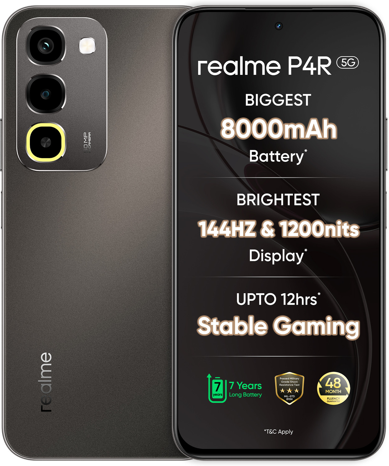 Image of realme P4R 5G (Titanium Glare, 128 GB)