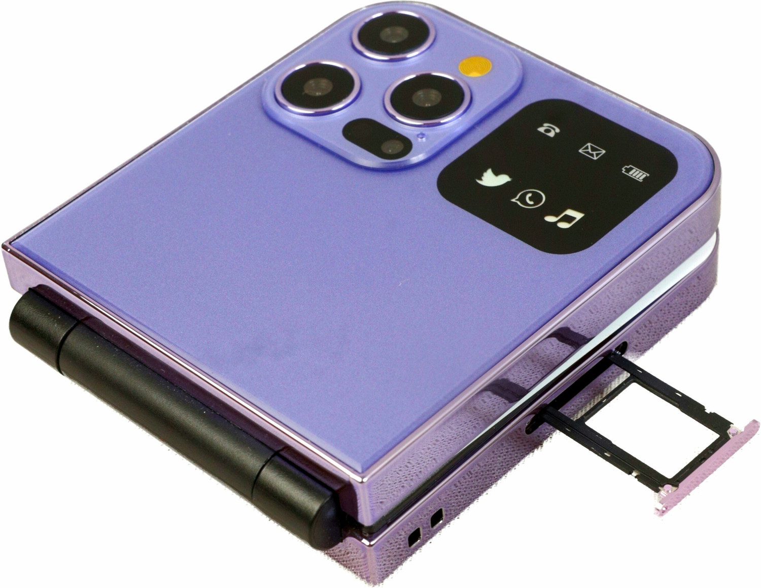 Image of ROCK TOUCH Z Rock Flip Dual Sim |Keypad Mobile| with 2.4 inch Display Call & SMS Indicator