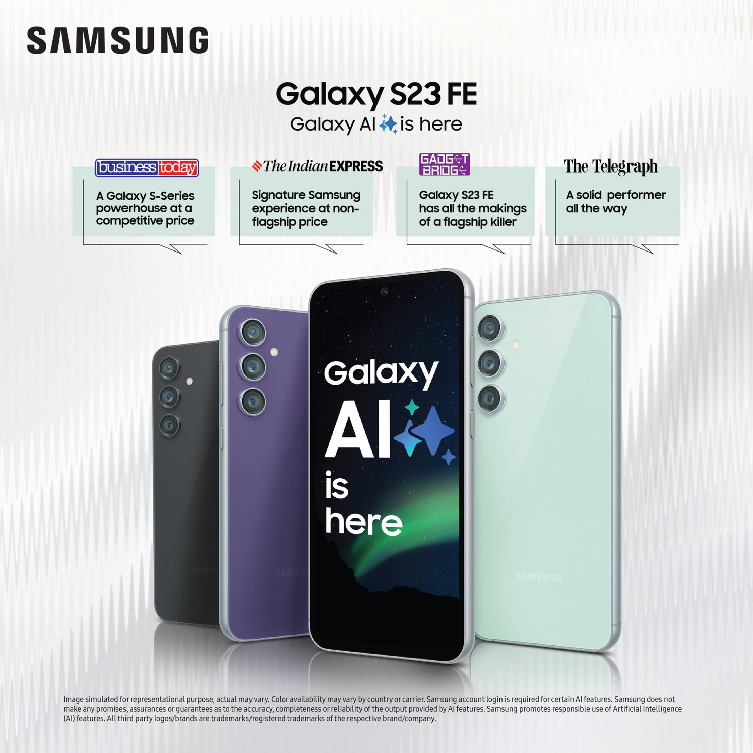 Image of Samsung Galaxy S23 FE (Graphite, 256 GB)