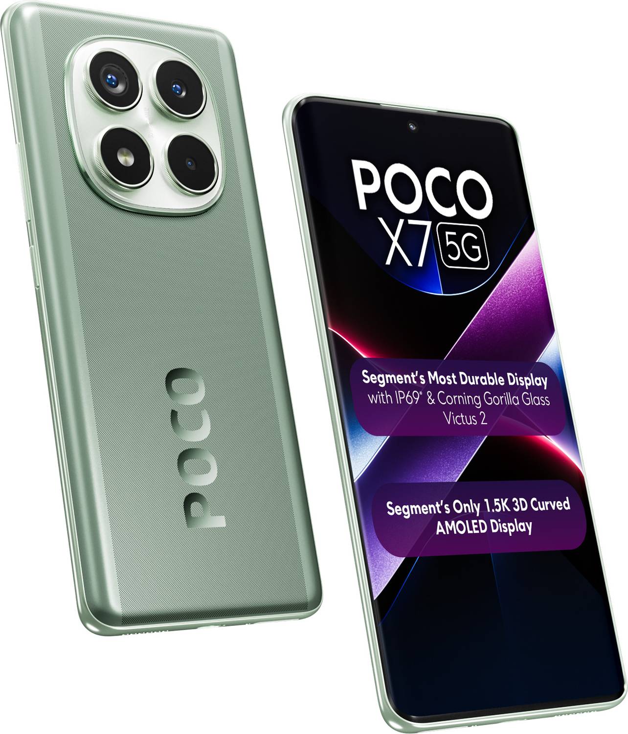 POCO X7 5G (Glacier Green, 128 GB) (8 GB RAM)