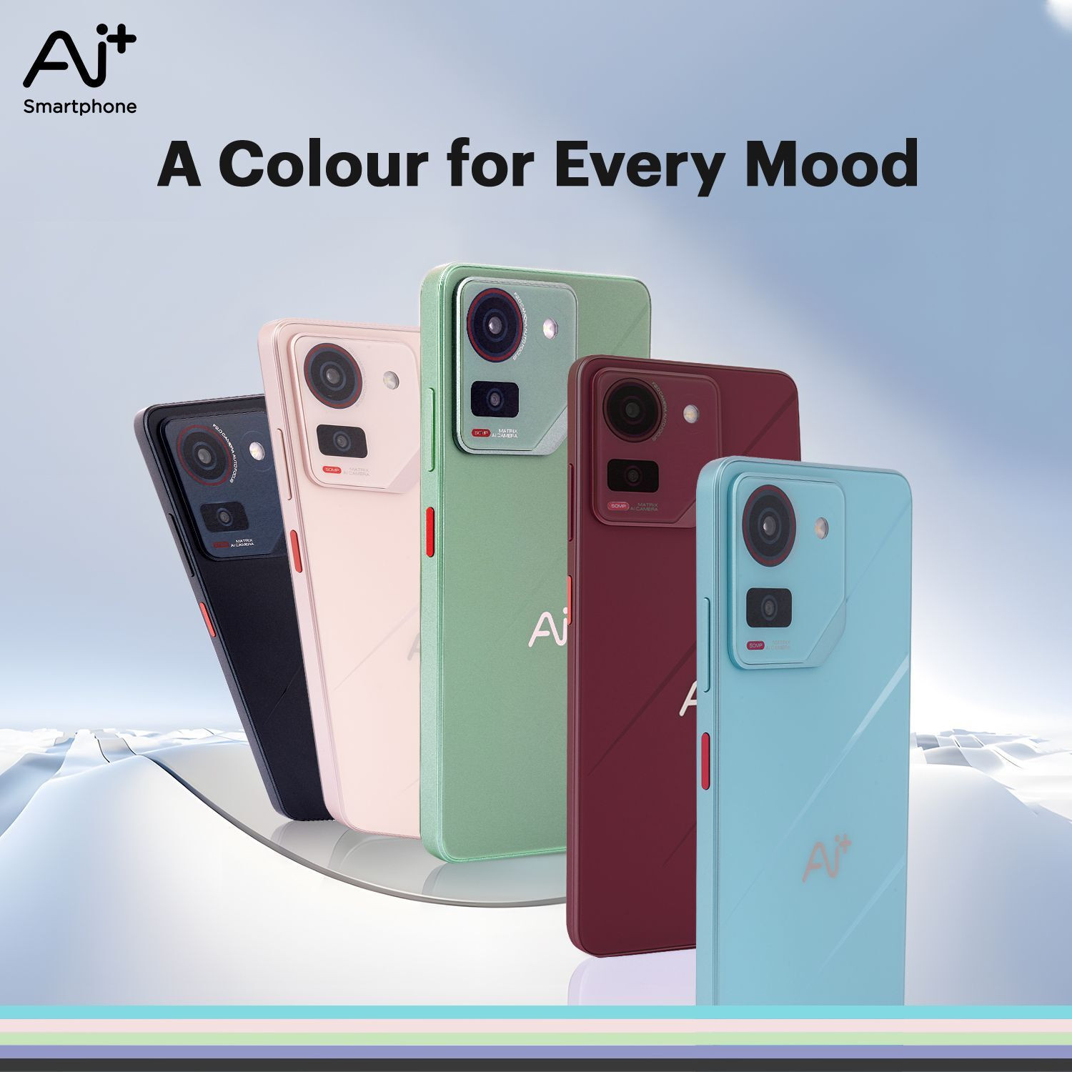 Image of Ai+ Pulse 1 (Sparkle Red, 64 GB)