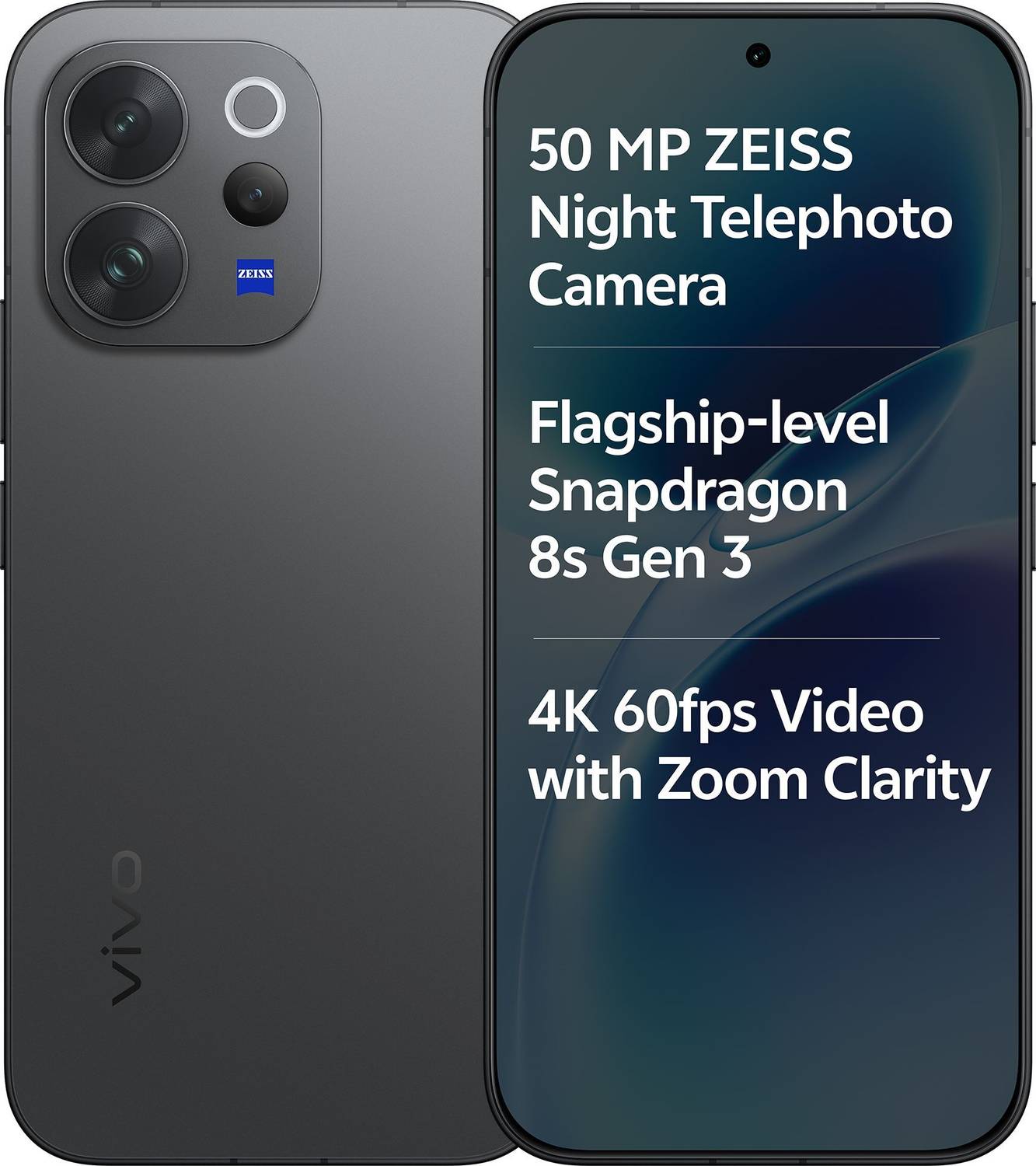 vivo V70 Elite 256GB Black - Image 1