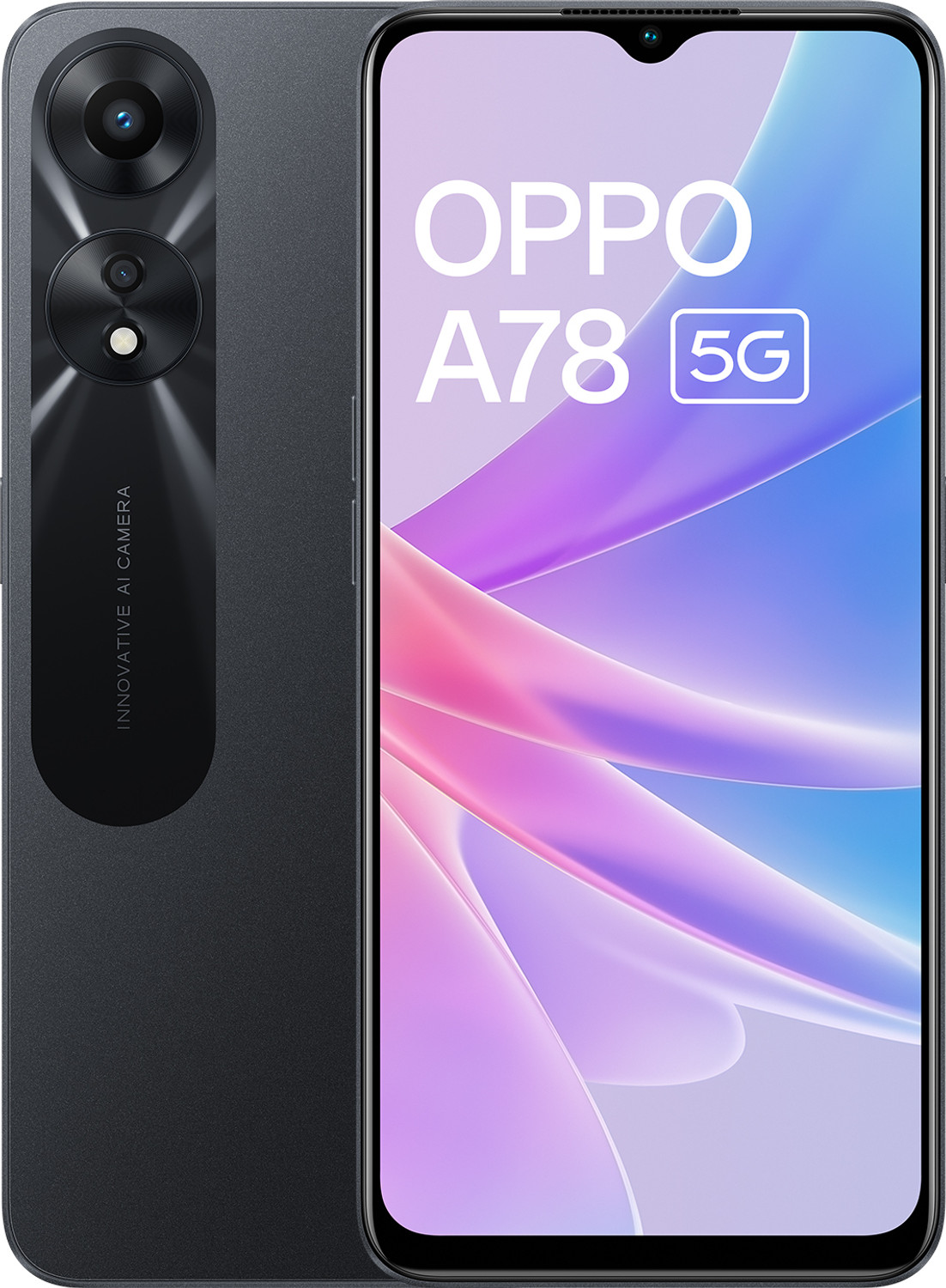 Image of OPPO A78 5G (Glowing Black, 128 GB)