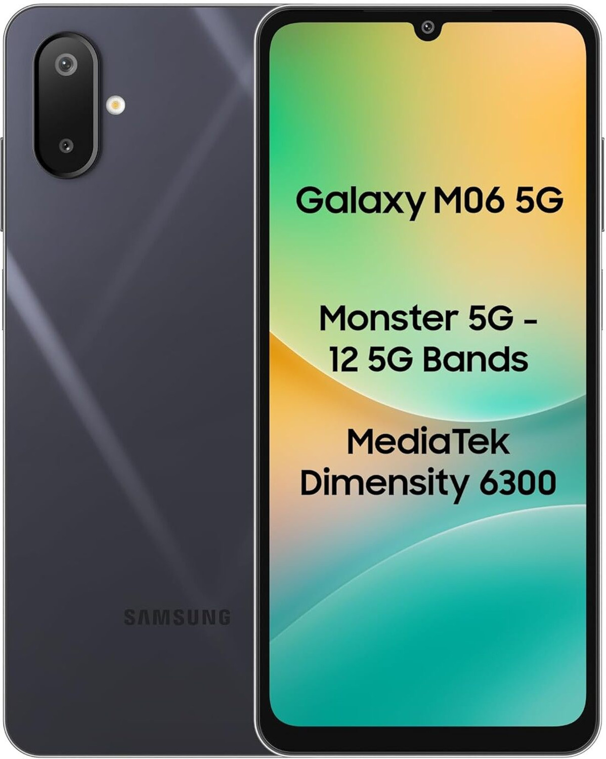 Image of Samsung M06 5G (Blazing Black, 128 GB)