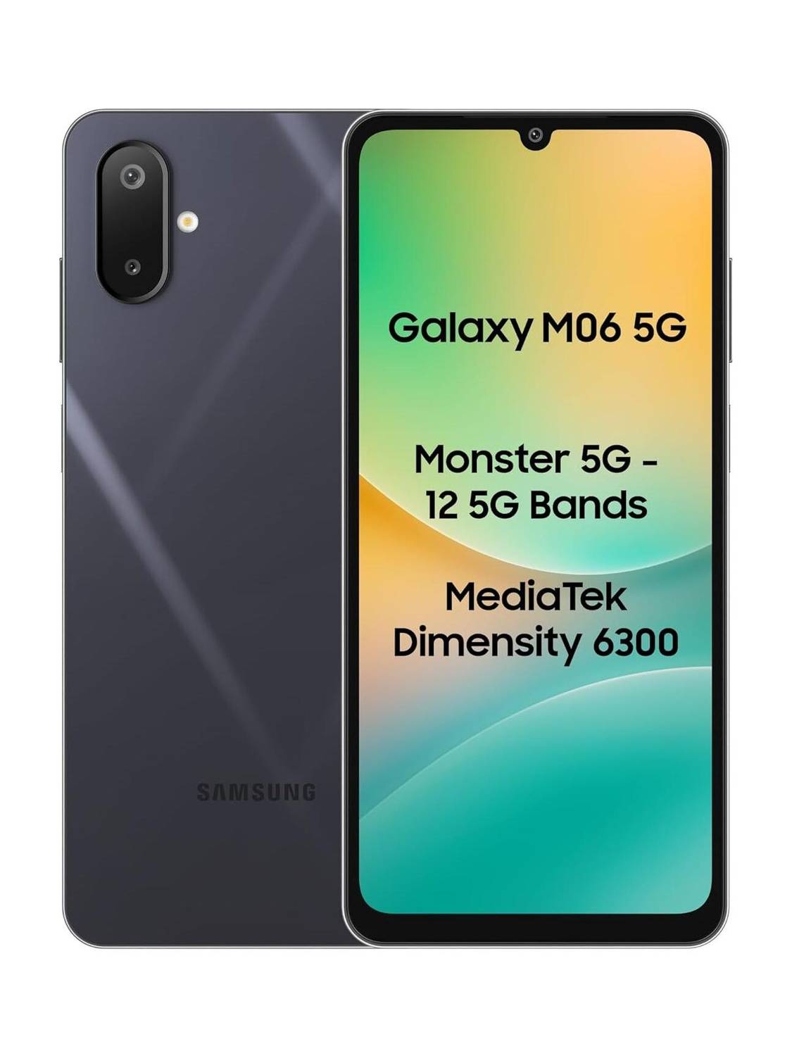 Samsung M06 5G (Blazing Black, 128 GB)