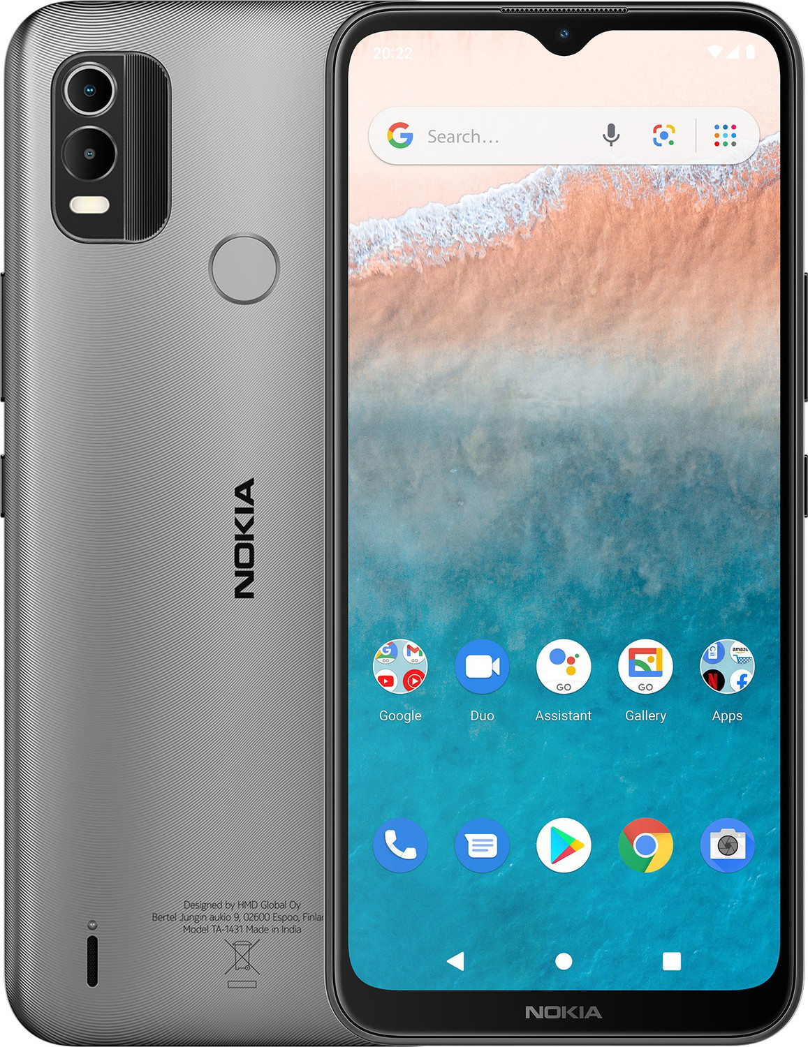 Image of Nokia C21 Plus (Dark Cyan, 64 GB)