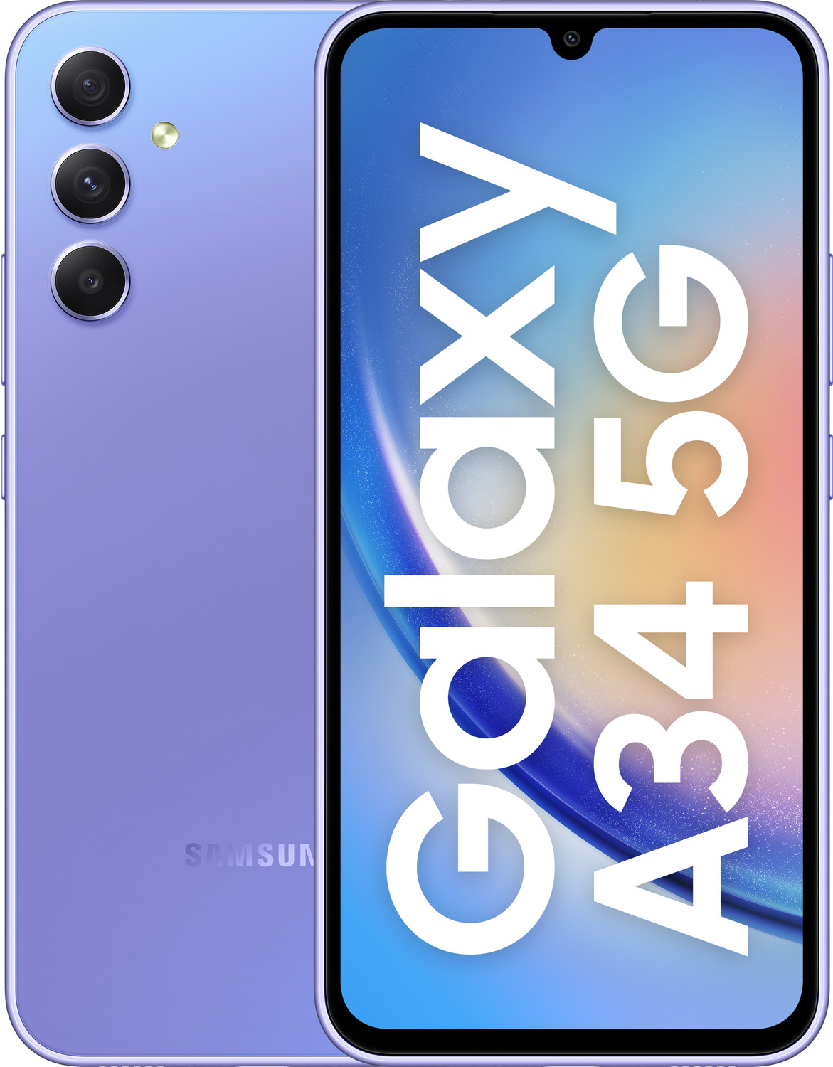Image of Samsung Galaxy A34 5G (Awesome Violet, 128 GB)