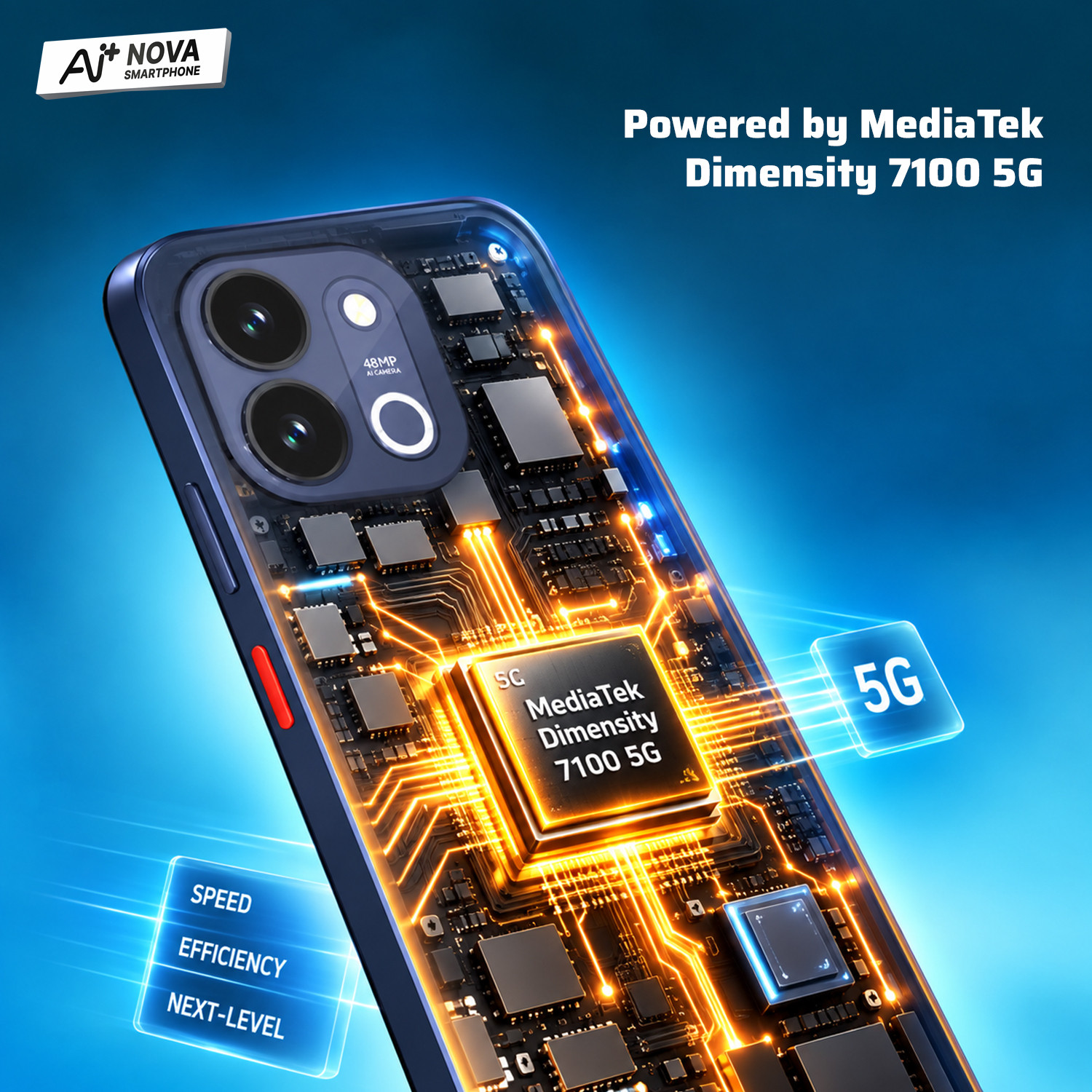 Image of Ai+ Nova 2 Power 5G (Midnight Black, 128 GB)
