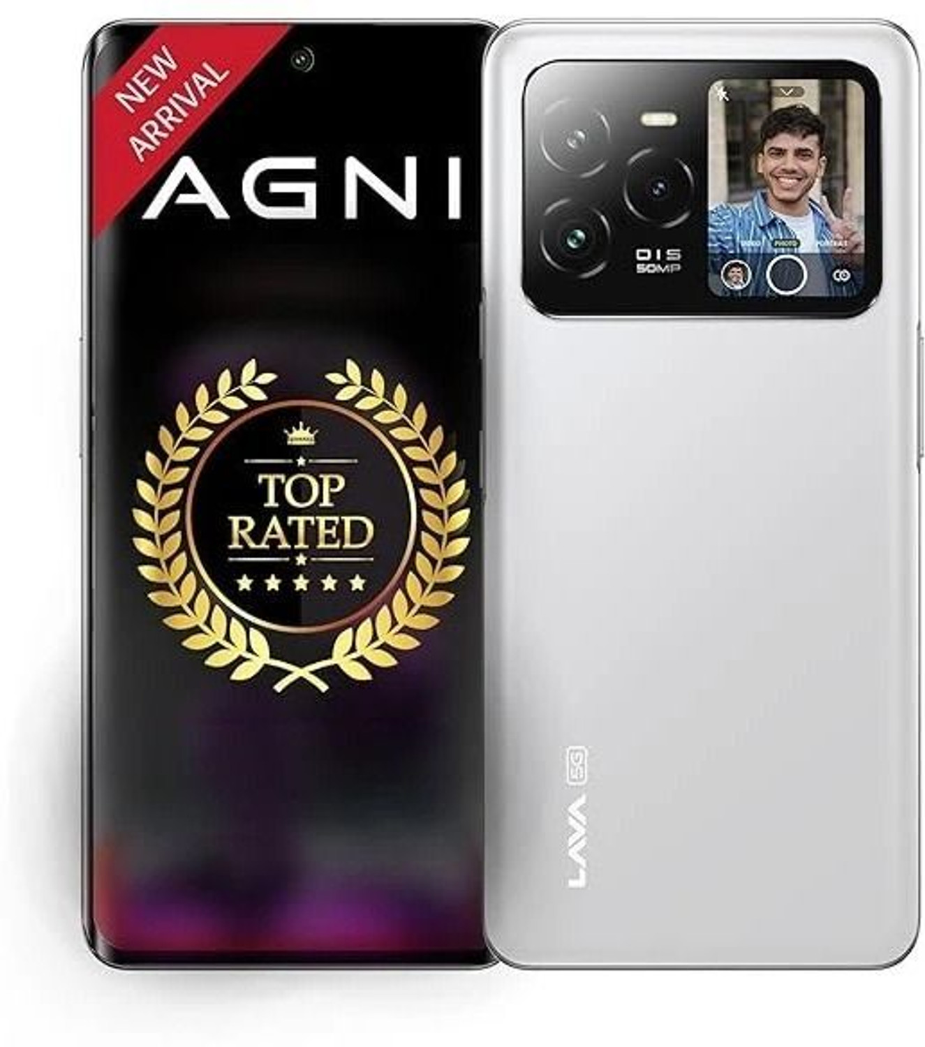 Image of LAVA Agni 3 5G (Pristine Glass, 256 GB)
