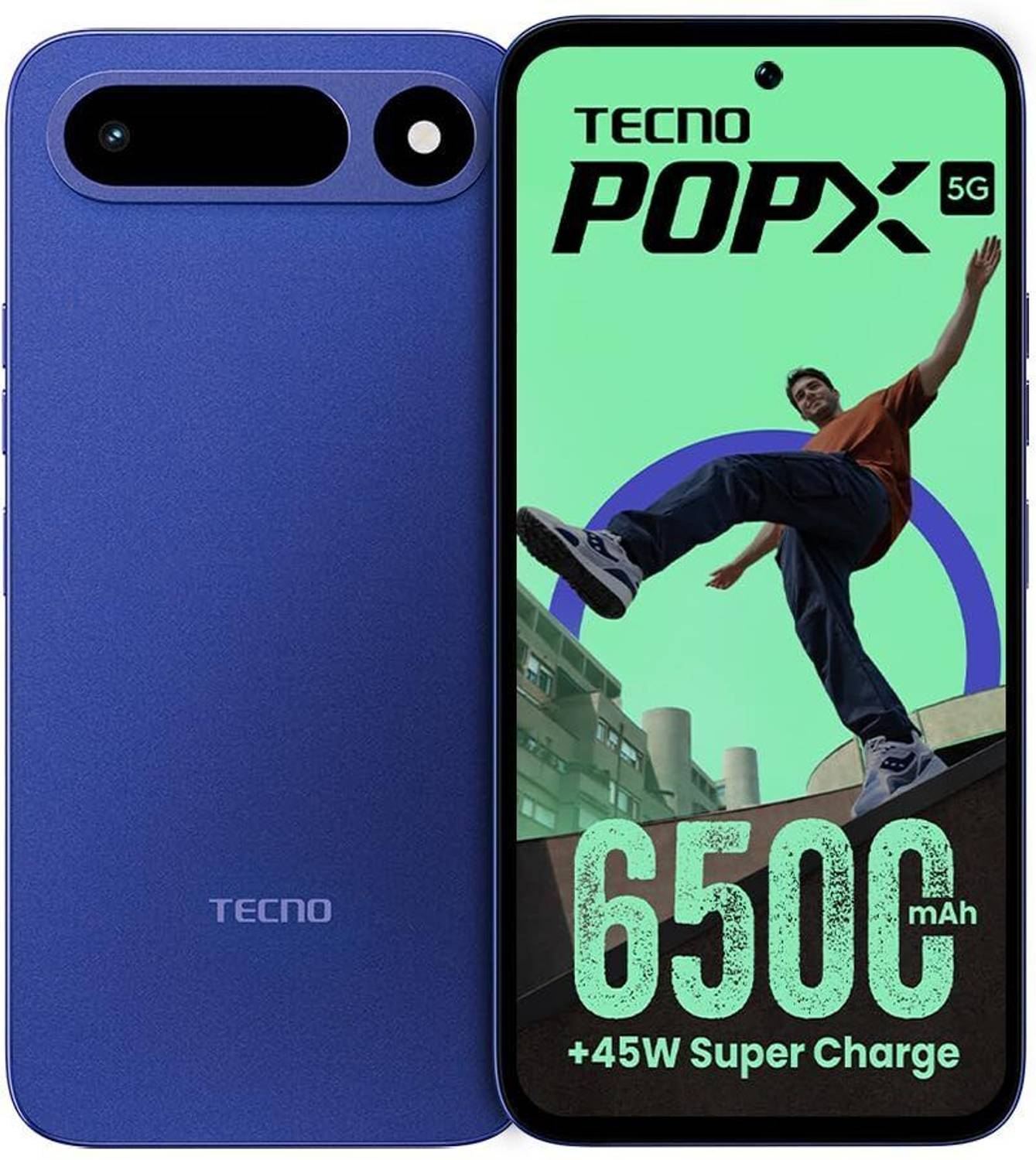 Tecno POP X 5G (Midnight Blue, 128 GB)