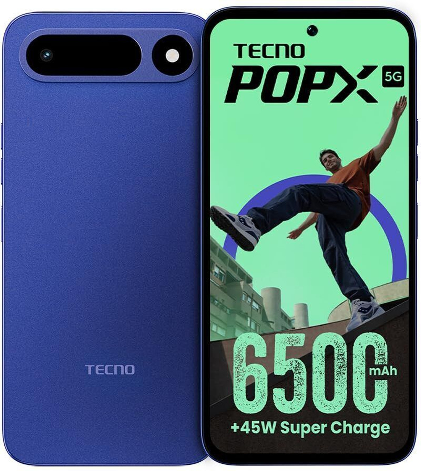 Image of Tecno POP X 5G (Midnight Blue, 128 GB)