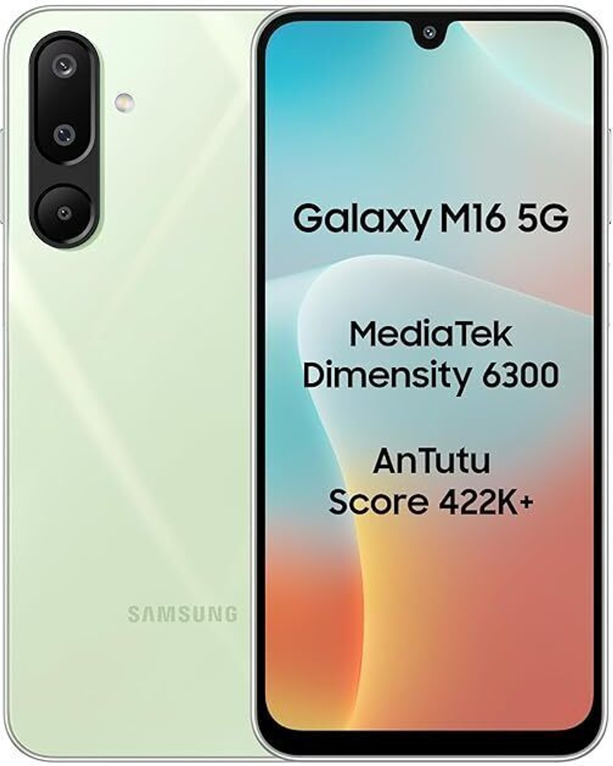Image of Samsung Galaxy M16 5G (Mint Green, 128 GB)