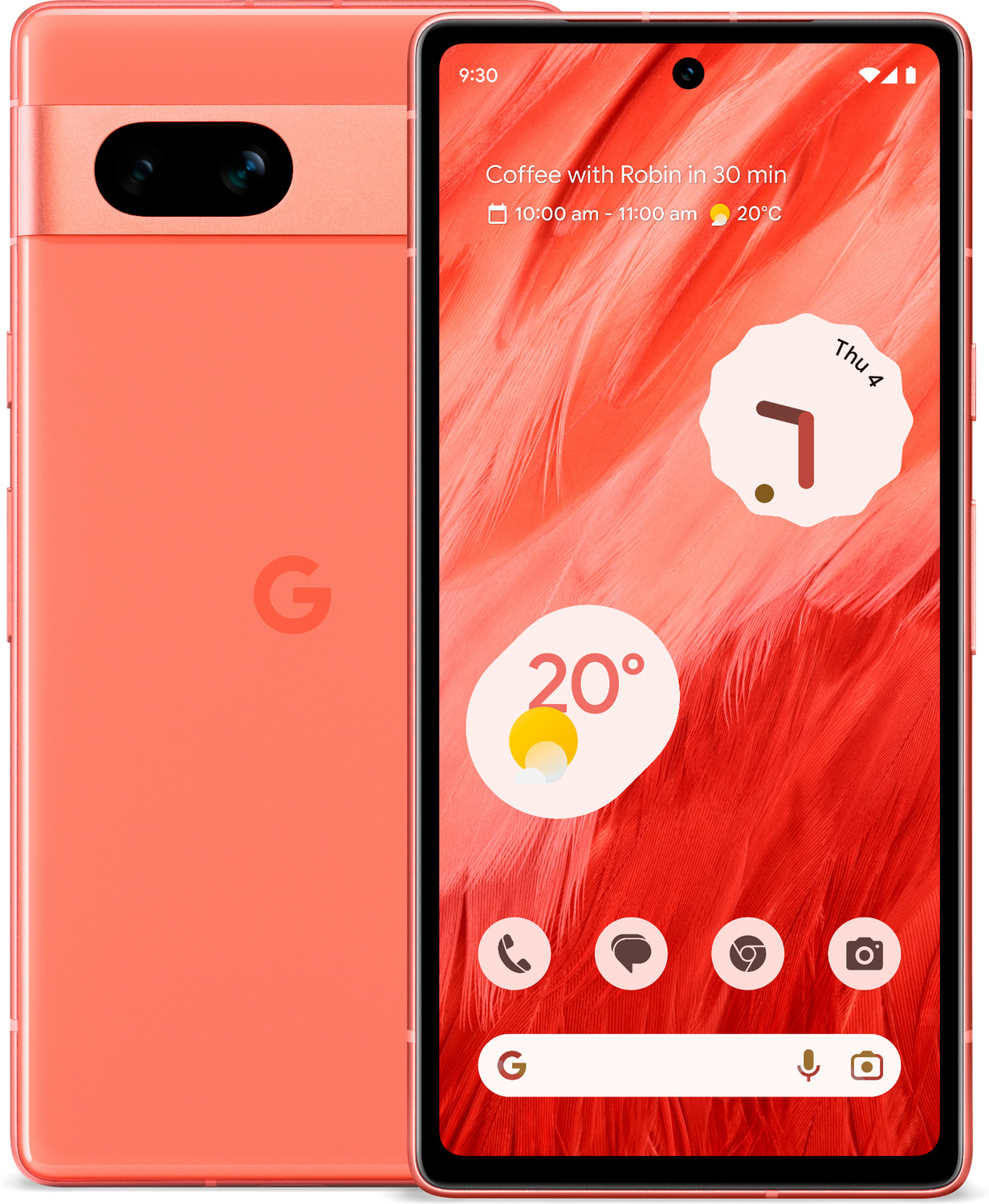Image of Google Pixel 7a (Coral, 128 GB)