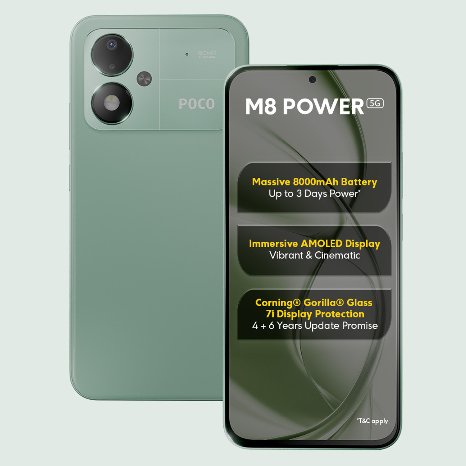 Image of POCO M8 Power 5G (Green, 128 GB)