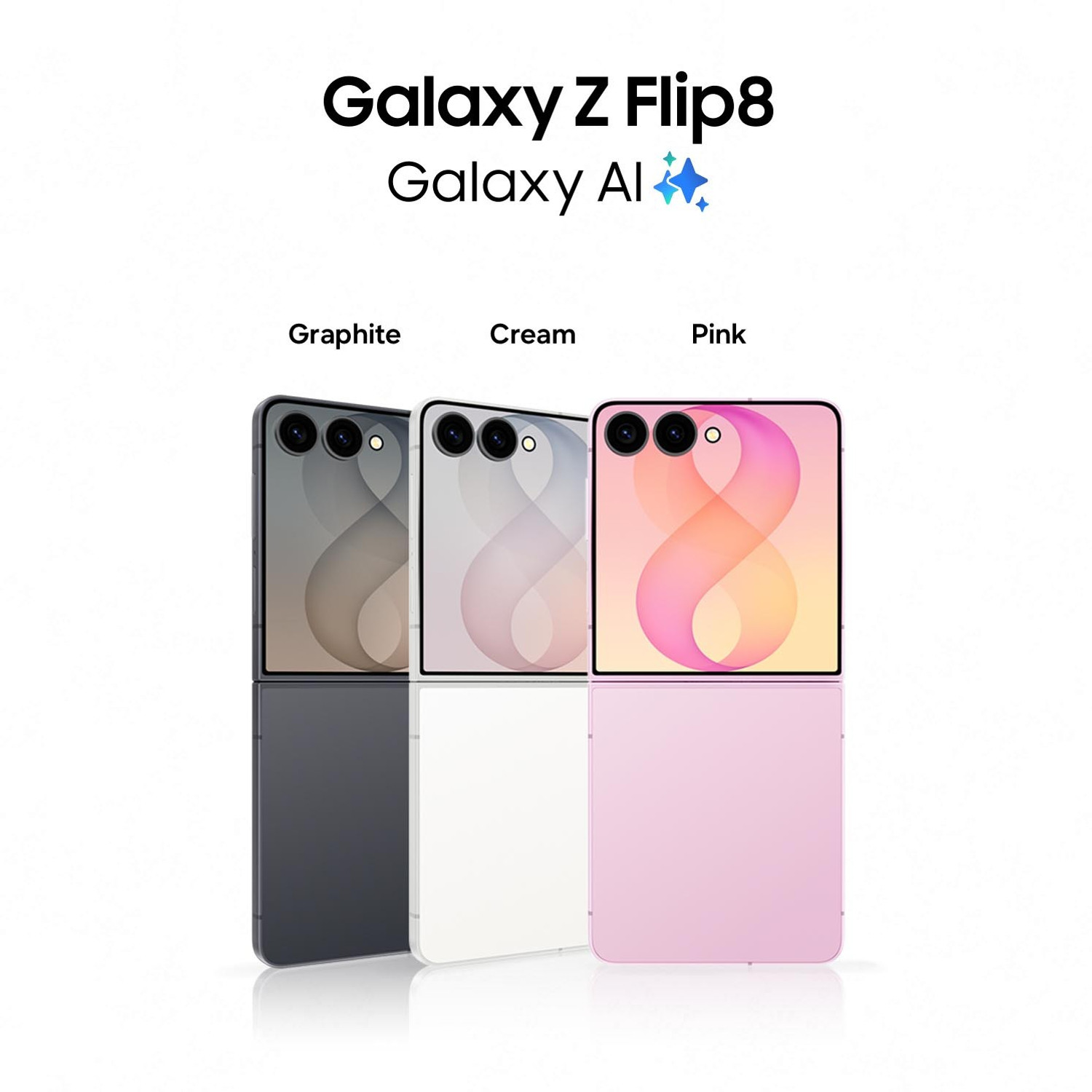 Image of Samsung Galaxy Z Flip8 5G (Graphite, 256 GB)