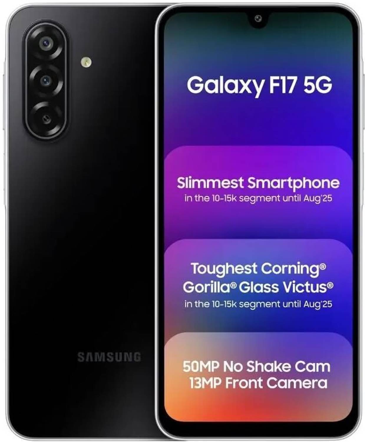 Samsung Galaxy F17 5G (Black, 128 GB) (4 GB RAM)