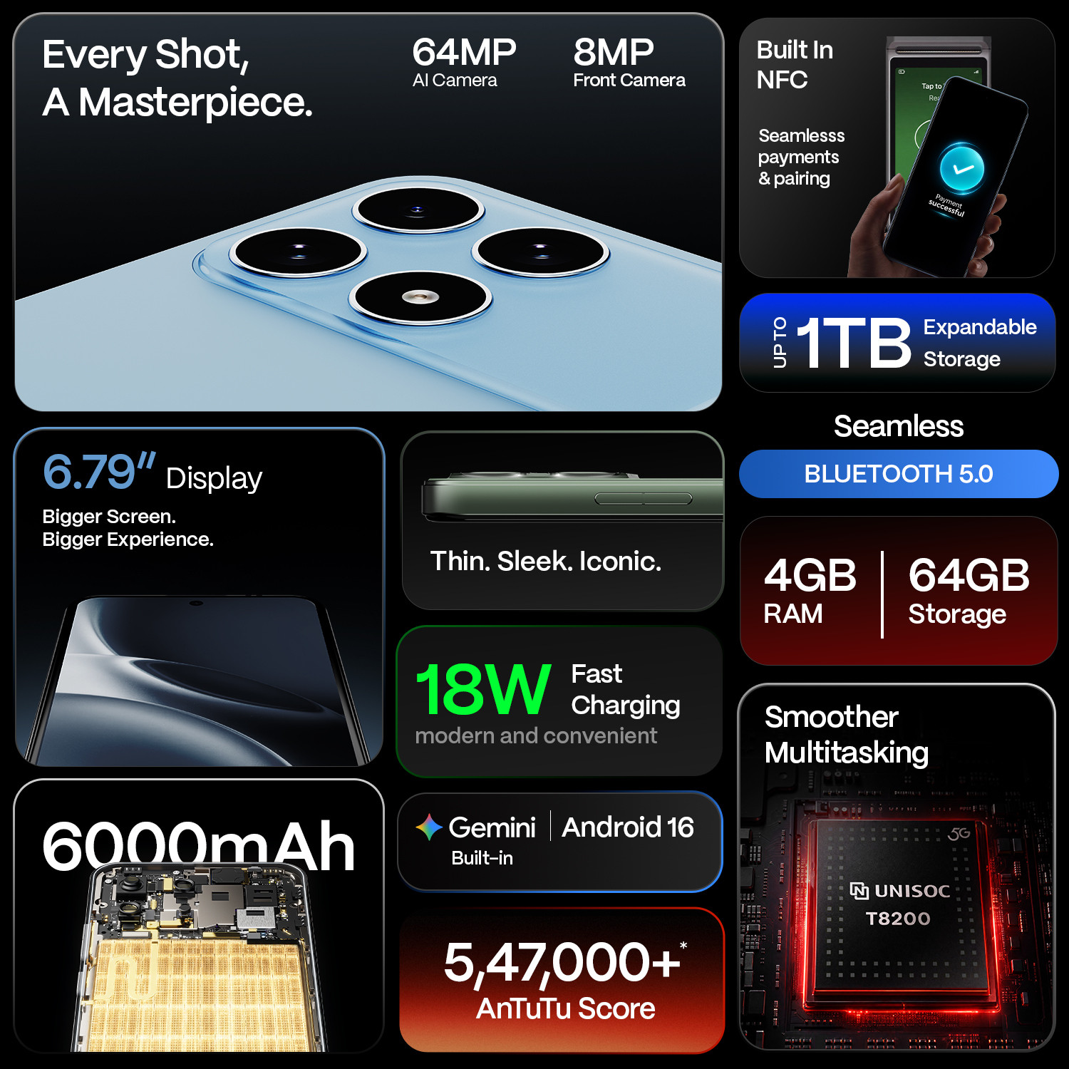 Image of BOLTT ACE 5G (Forest Green, 64 GB)