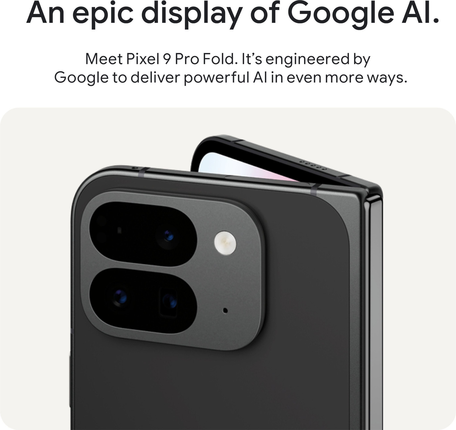 Image of Google Pixel 9 Pro Fold (Obsidian, 256 GB)