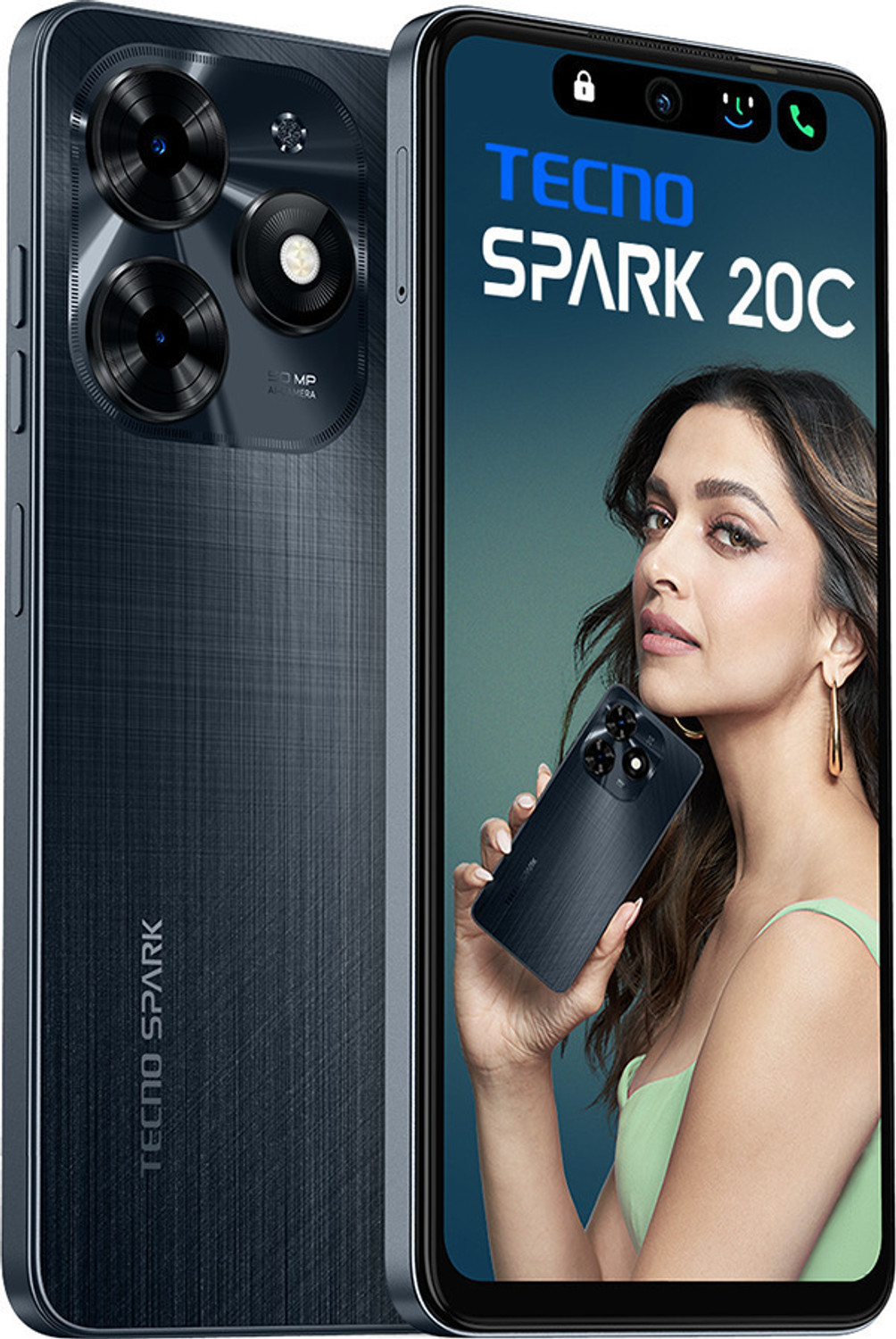 Image of Tecno Spark 20C (Gravity Black, 128 GB)