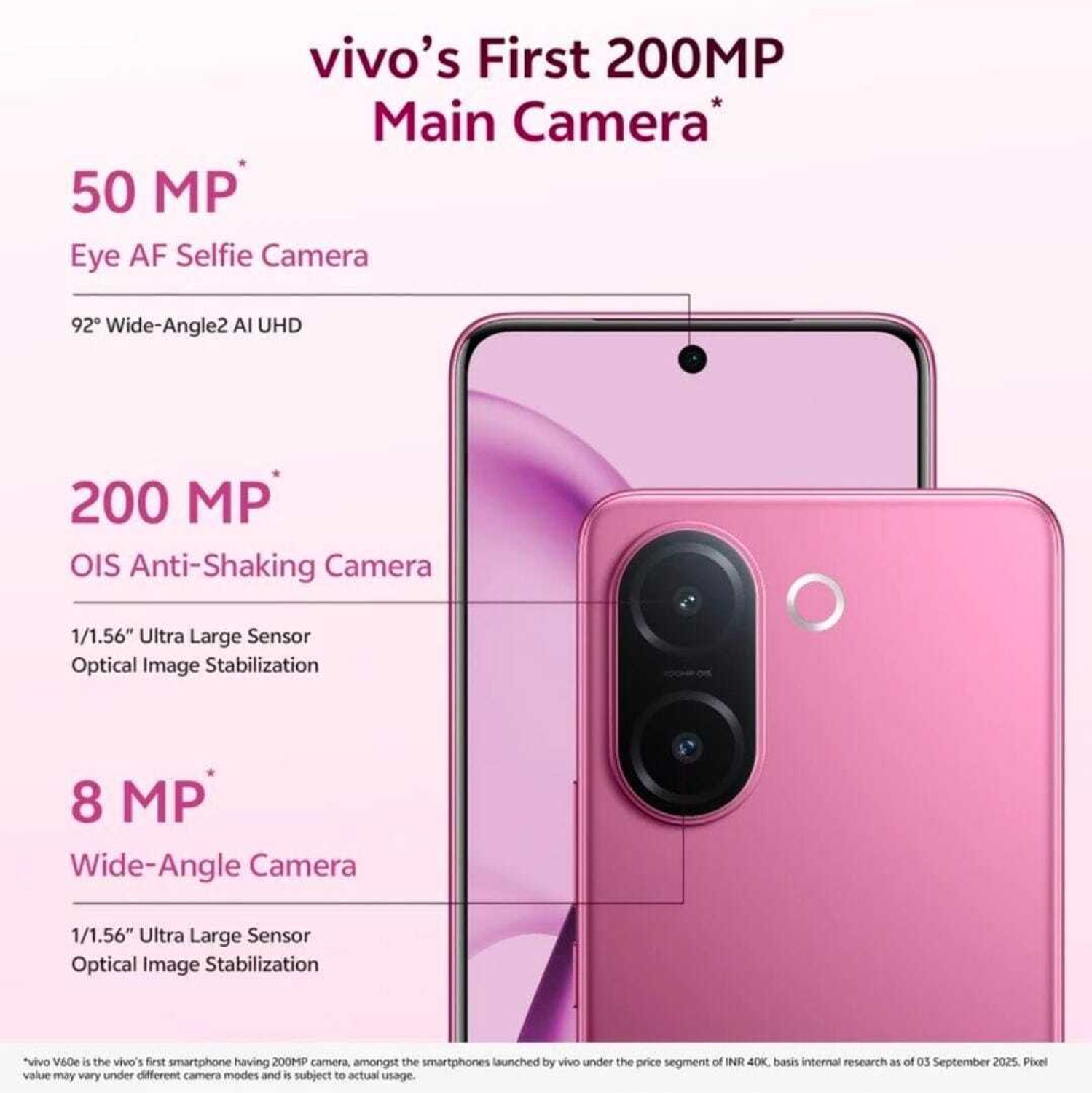 Image of vivo V60 e (Elite Purple, 256 GB)