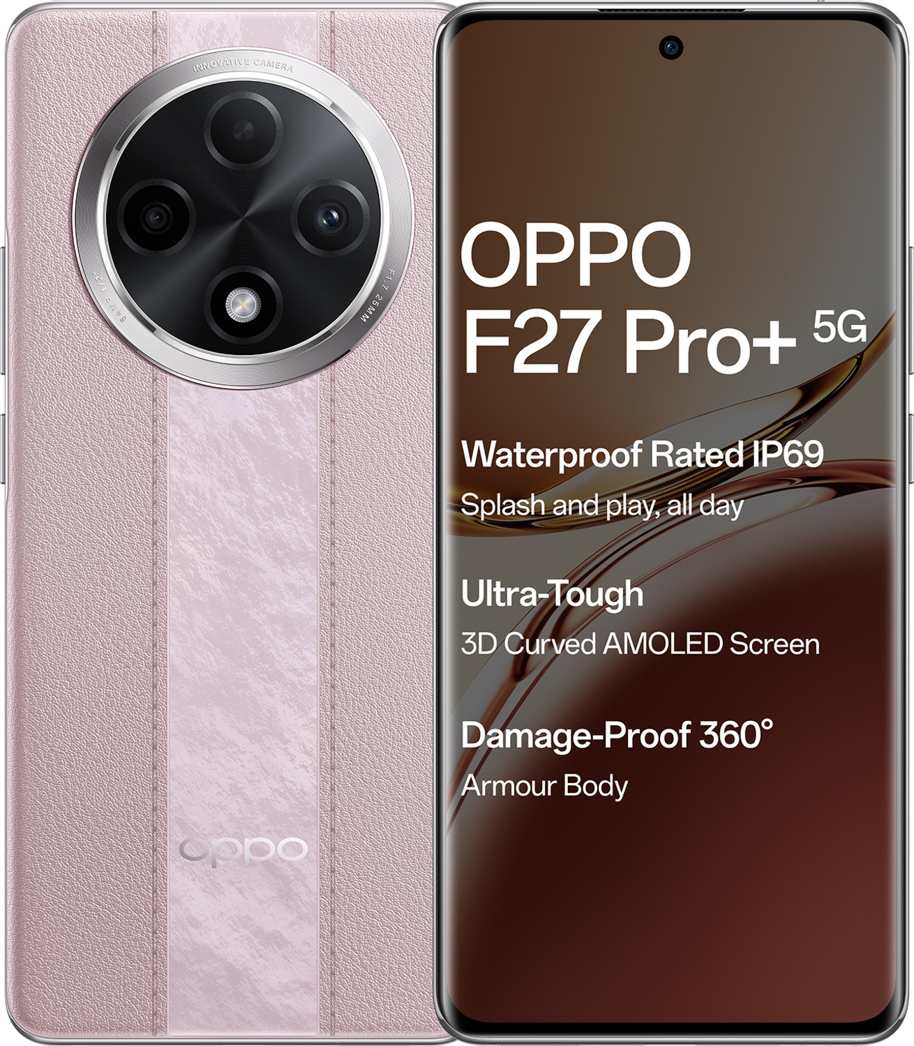 Image of OPPO F27 Pro+ (Dusk Pink, 128 GB)