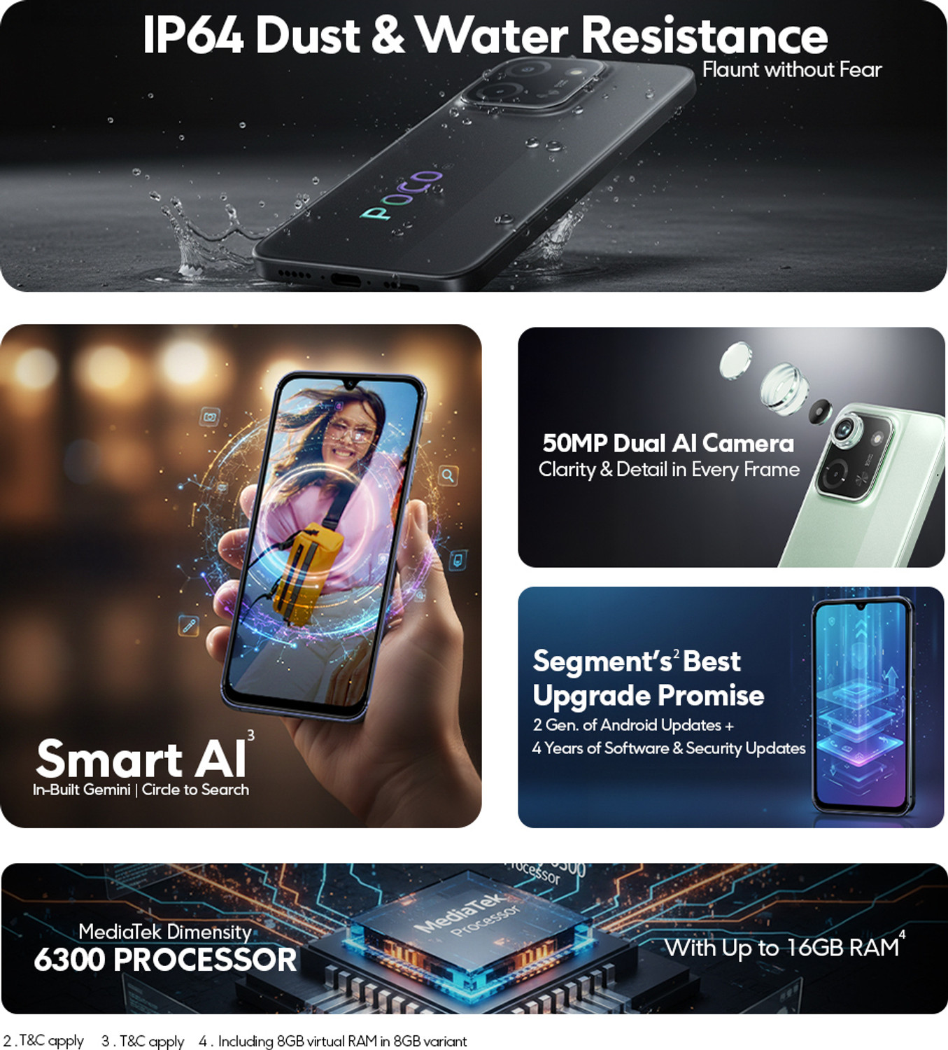 Image of POCO C85 5G (Power Black, 128 GB)
