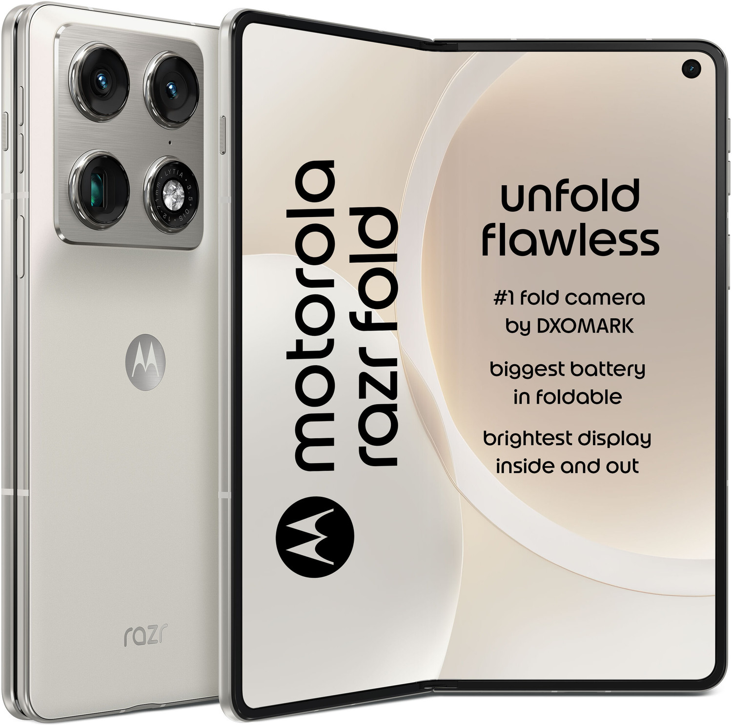 Image of MOTOROLA Razr fold (PANTONE Lily White, 512 GB)