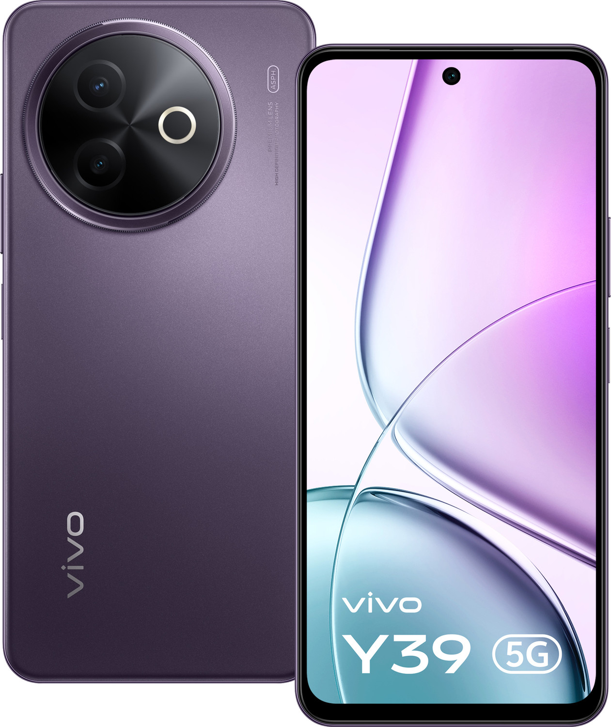 Image of vivo Y39 5G (Lotus Purple, 256 GB)