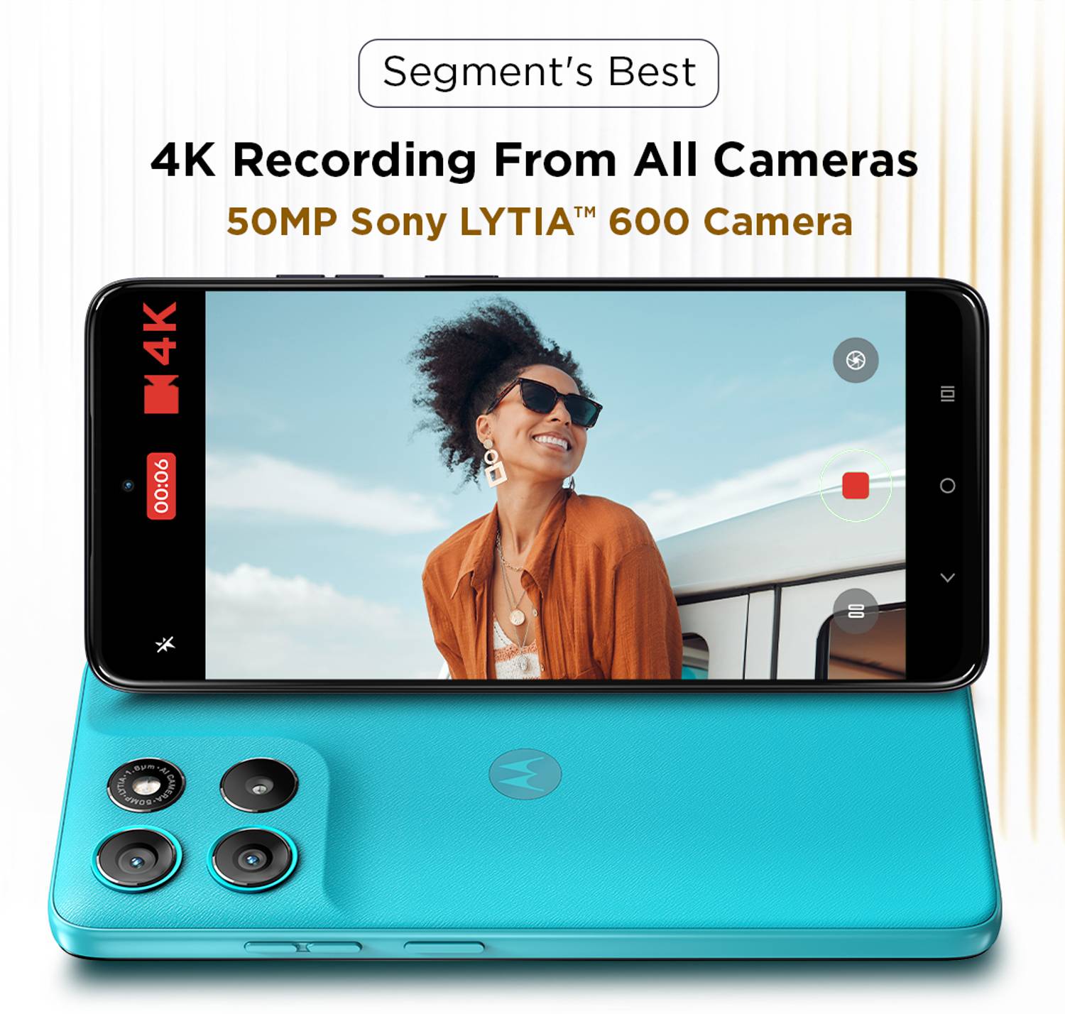 Motorola g67 Power 5G 256GB Pantone Cilantro - Image 4